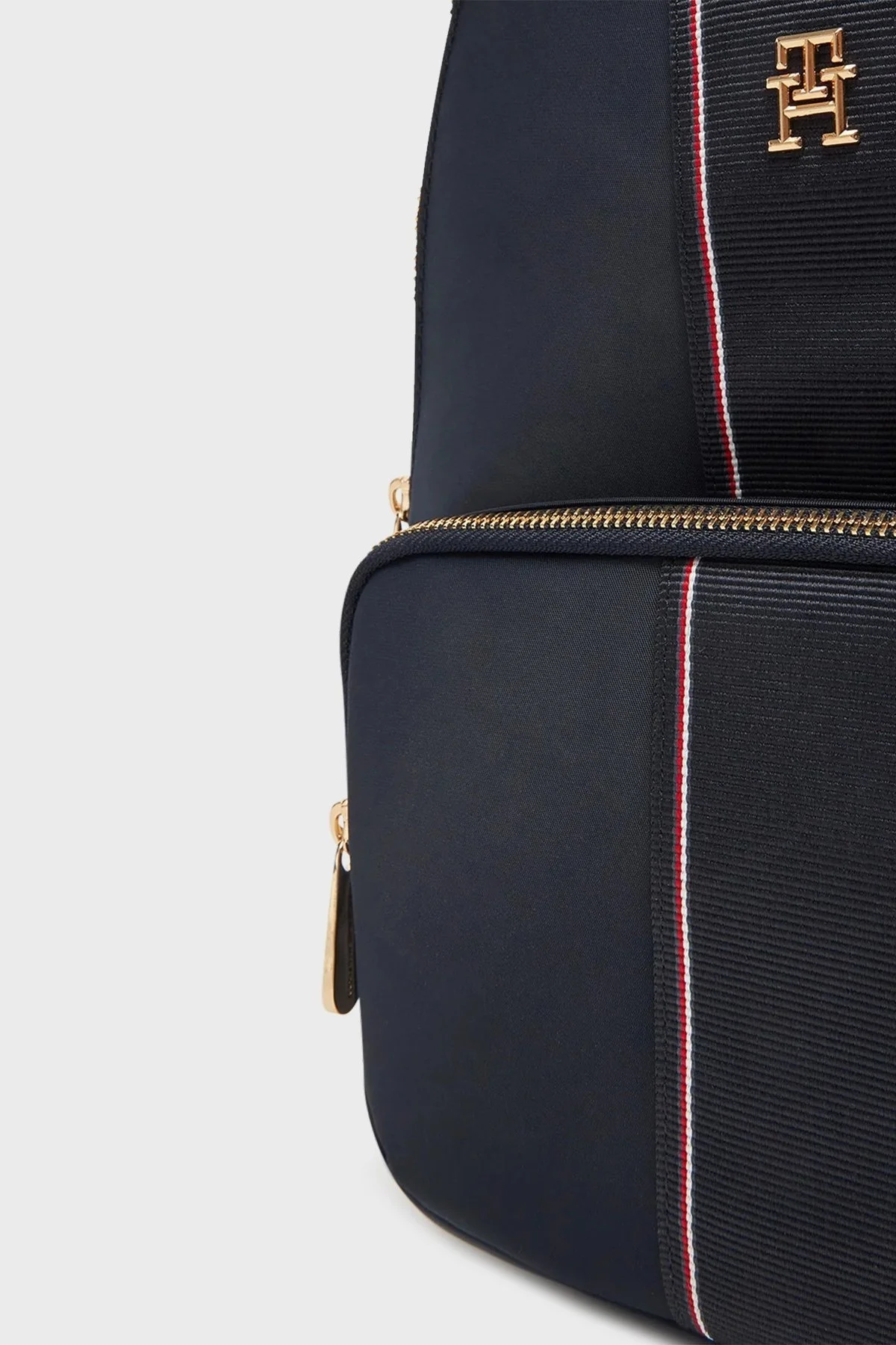 Tommy Hilfiger Logolu Ayarlanabilir Çift Askılı Bayan Sırt Çantası AW0AW17162 DW6 LACİVERT - 10