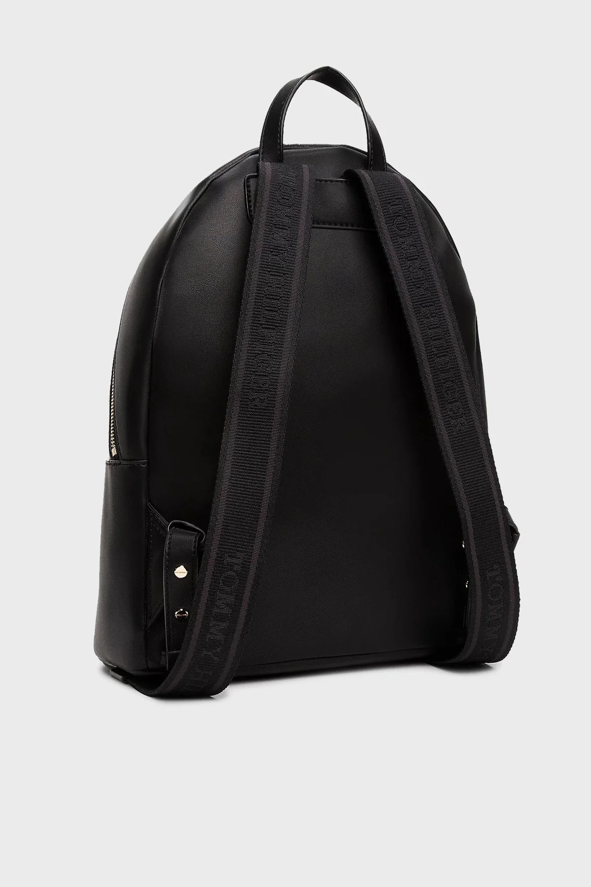 Tommy Hilfiger Logolu Ayarlanabilir Çift Askılı Bayan Sırt Çantası AW0AW17163 BDS SİYAH - 3