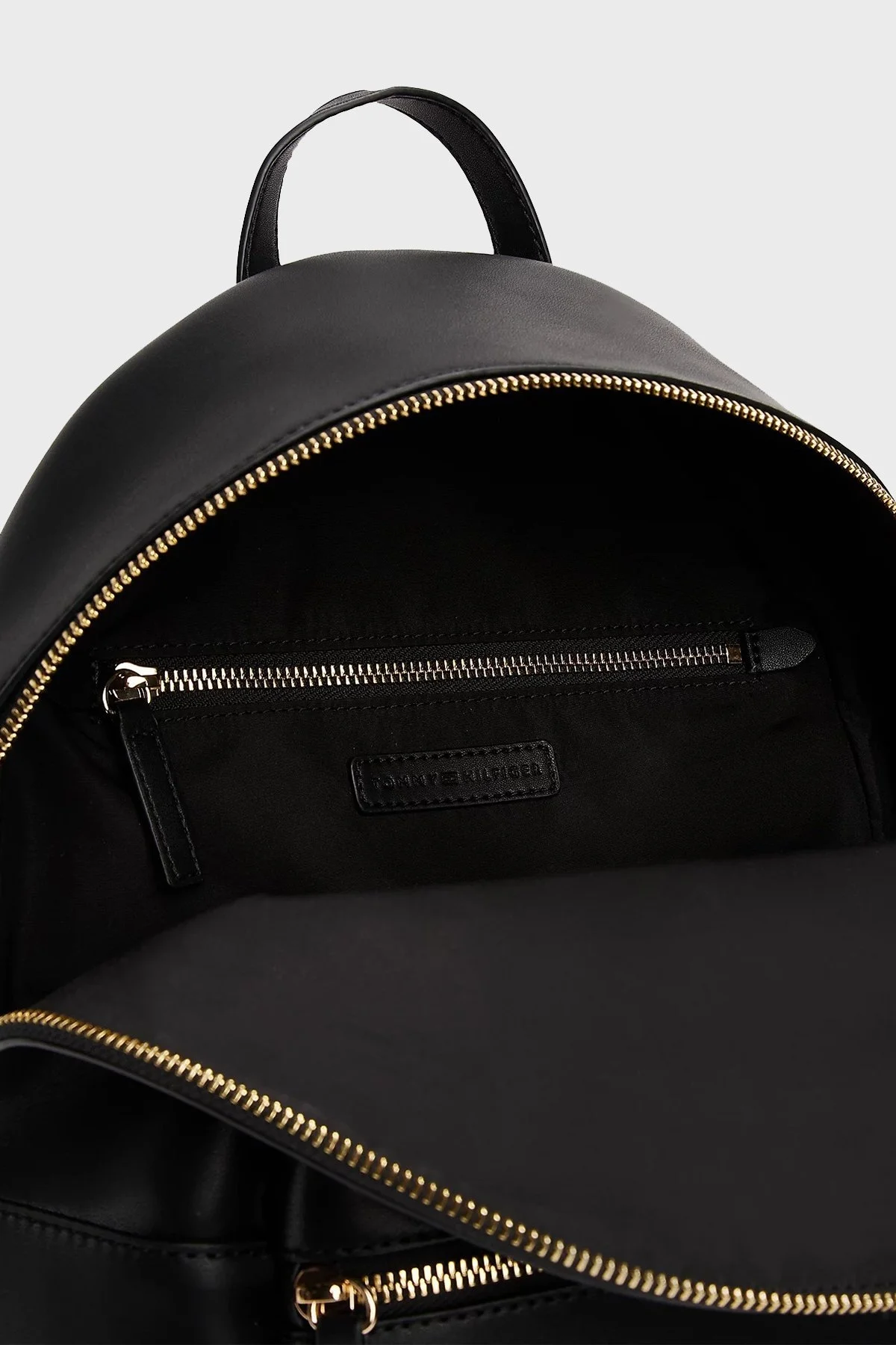 Tommy Hilfiger Logolu Ayarlanabilir Çift Askılı Bayan Sırt Çantası AW0AW17163 BDS SİYAH - 4