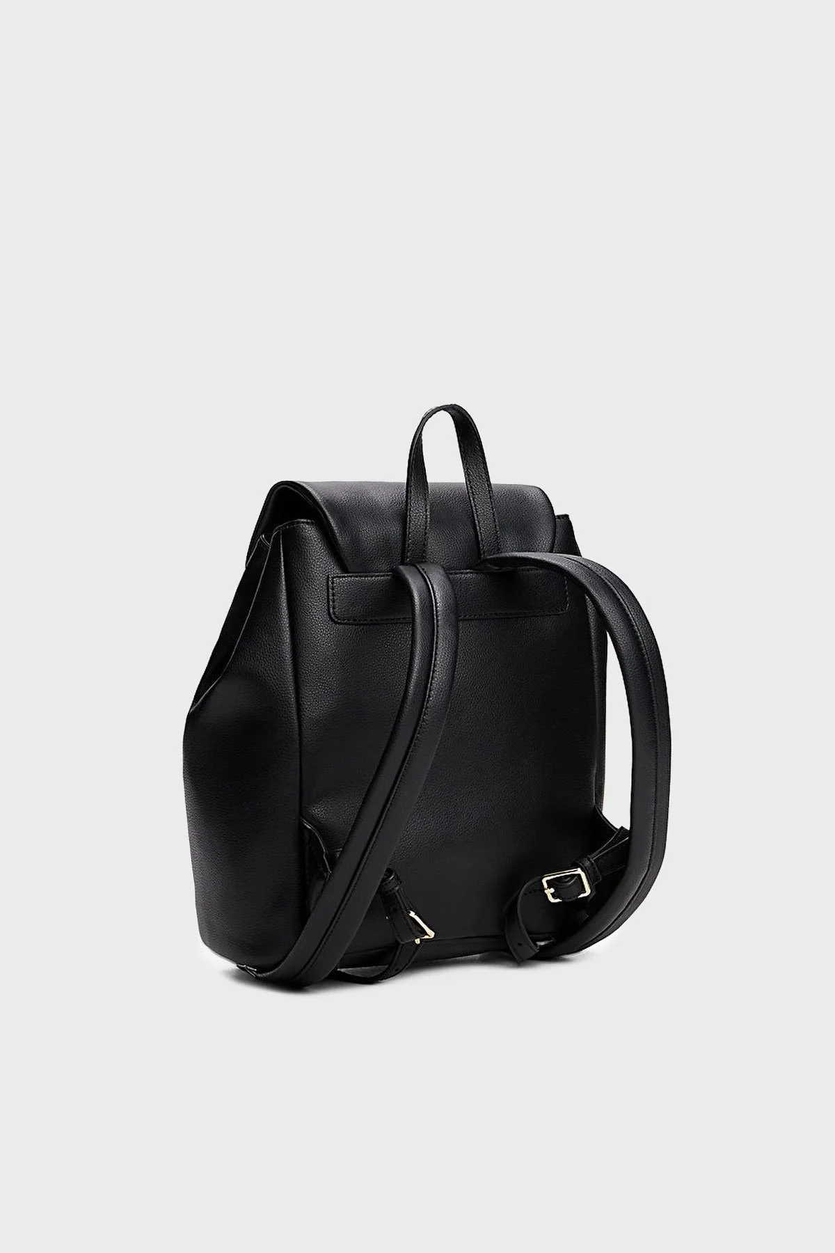 Tommy Hilfiger Logolu Ayarlanabilir Çift Askılı Bayan Sırt Çantası AW0AW17470 BDS SİYAH - 3