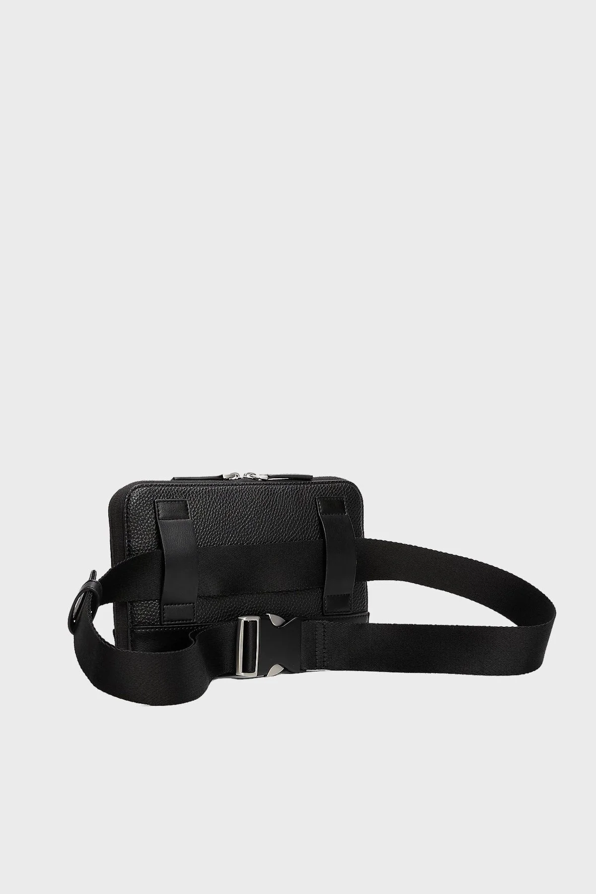 Tommy Hilfiger Logolu Ayarlanabilir Kayışlı Erkek Çanta AM0AM13352 BDS SİYAH - 8