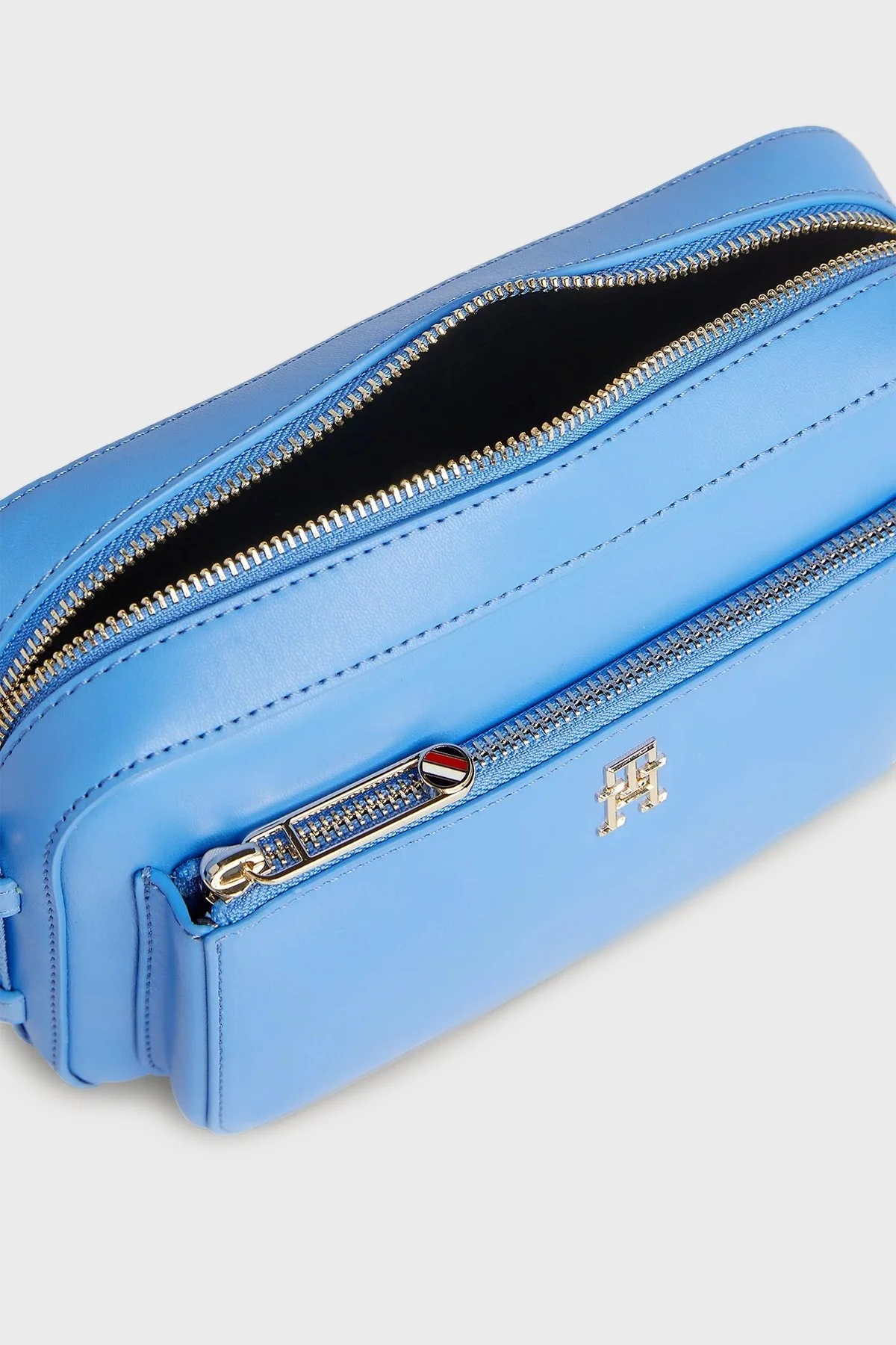 Tommy Hilfiger Logolu Ayarlanabilir Omuz Askılı Bayan Çanta AW0AW15991 C30 MAVİ - 3