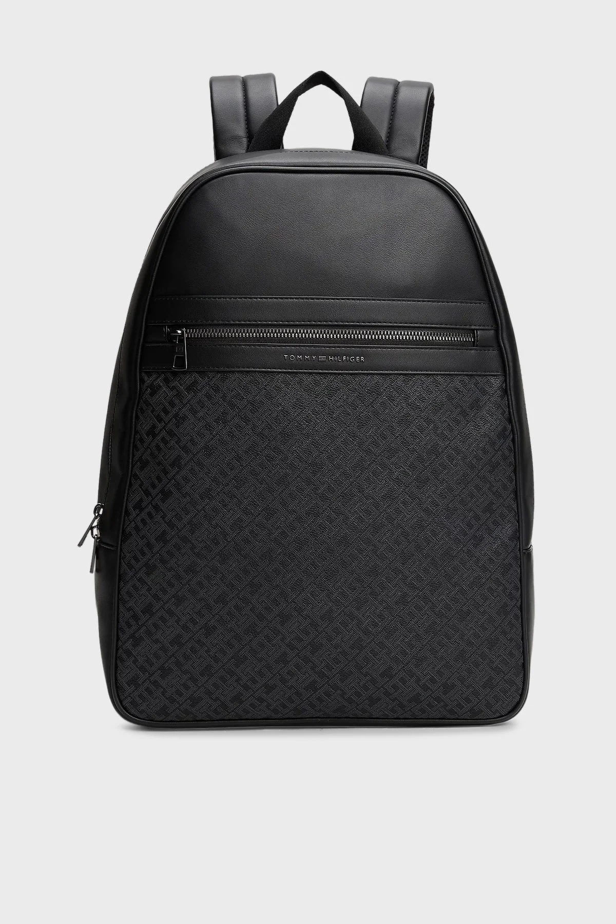 Tommy Hilfiger Logolu Ayarlanabilir Omuz Askılı Erkek Sırt Çantası AM0AM13490 BDS SİYAH - 1