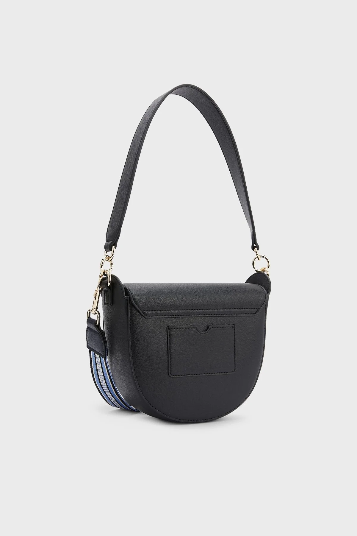 Tommy Hilfiger Logolu Ayarlanabilir ve Çıkarılabilir Uzatma Askılı Bayan Çanta AW0AW14167 BDS SİYAH - 3
