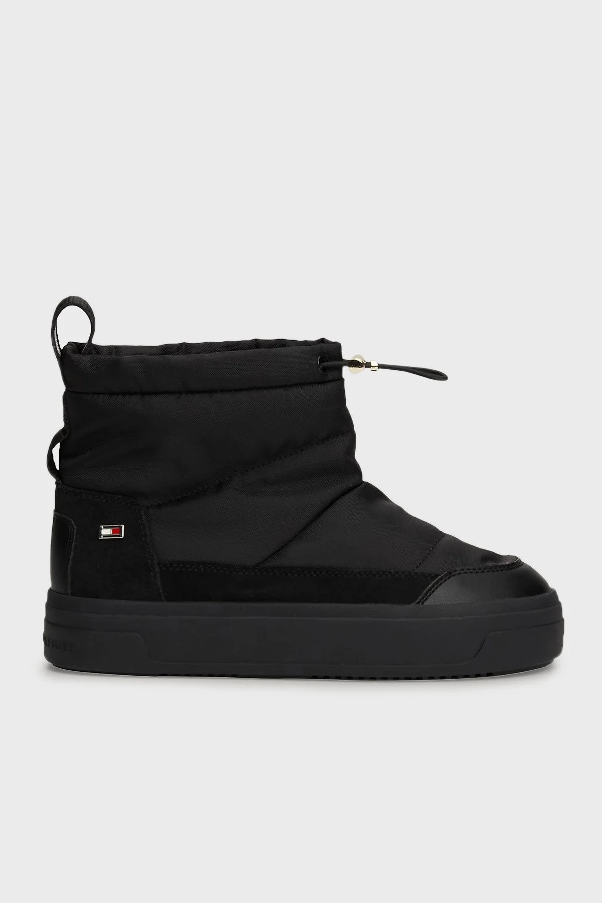 Tommy Hilfiger Logolu Bayan Bot FW0FW08334 BDS SİYAH - 1