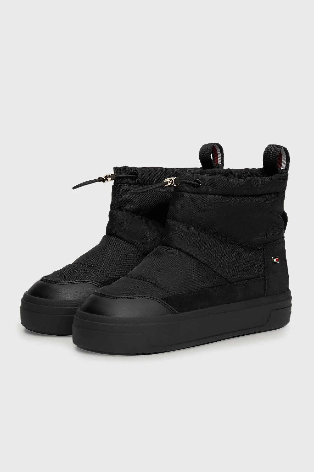 Tommy Hilfiger Logolu Bayan Bot FW0FW08334 BDS SİYAH - 3