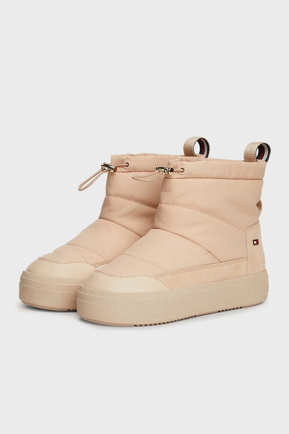 Tommy Hilfiger Logolu Bayan Bot FW0FW08334 TRY PEMBE - 9