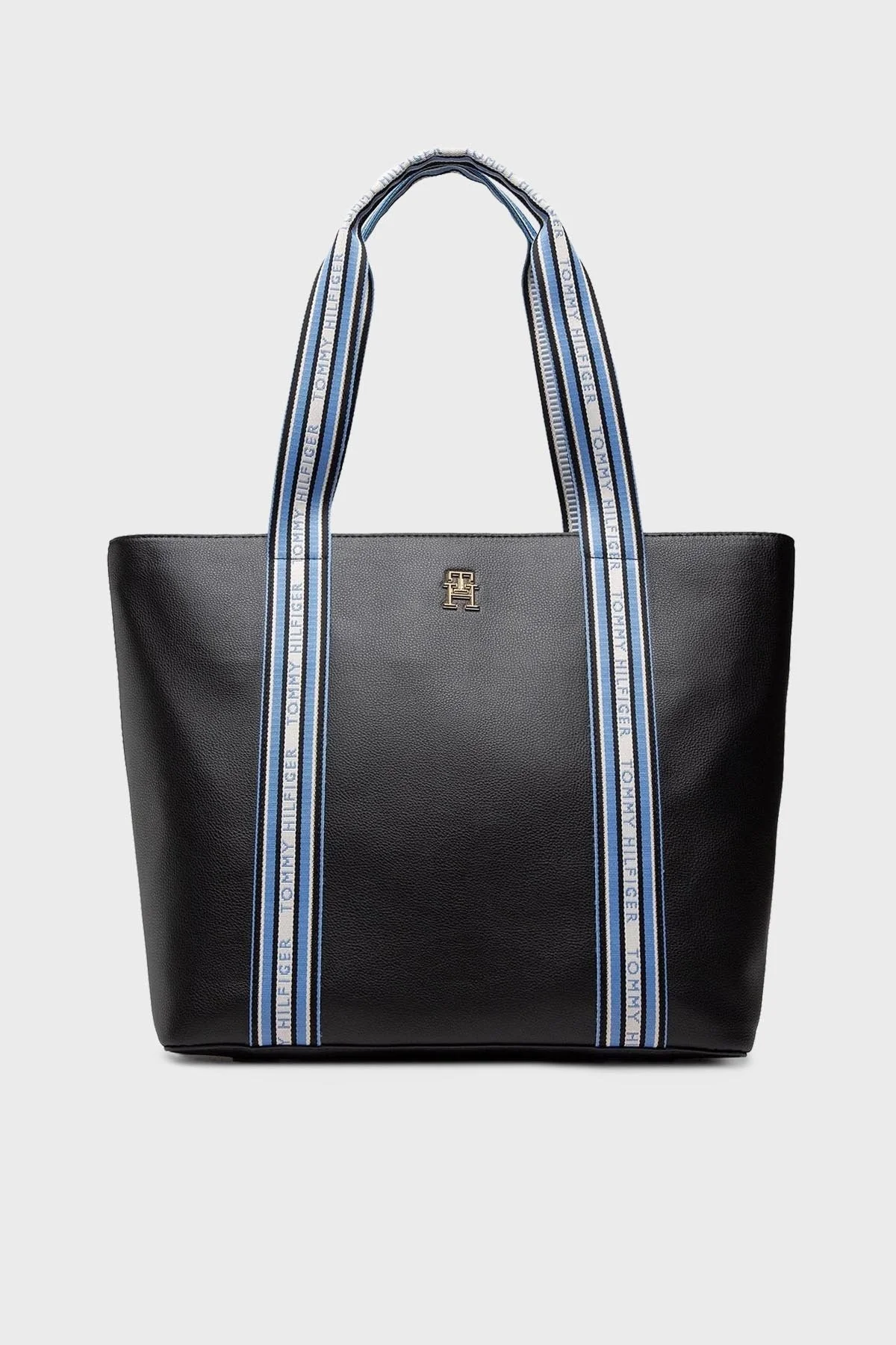 Tommy Hilfiger Logolu Bayan Çanta AW0AW14218 BDS SİYAH - 1