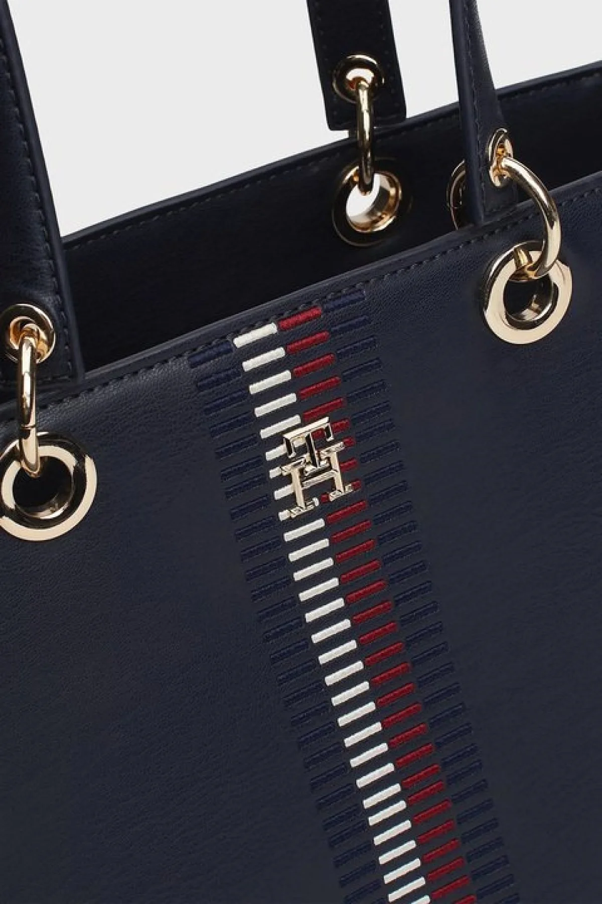 Tommy Hilfiger Logolu Bayan Çanta AW0AW17112 DW6 LACİVERT - 4