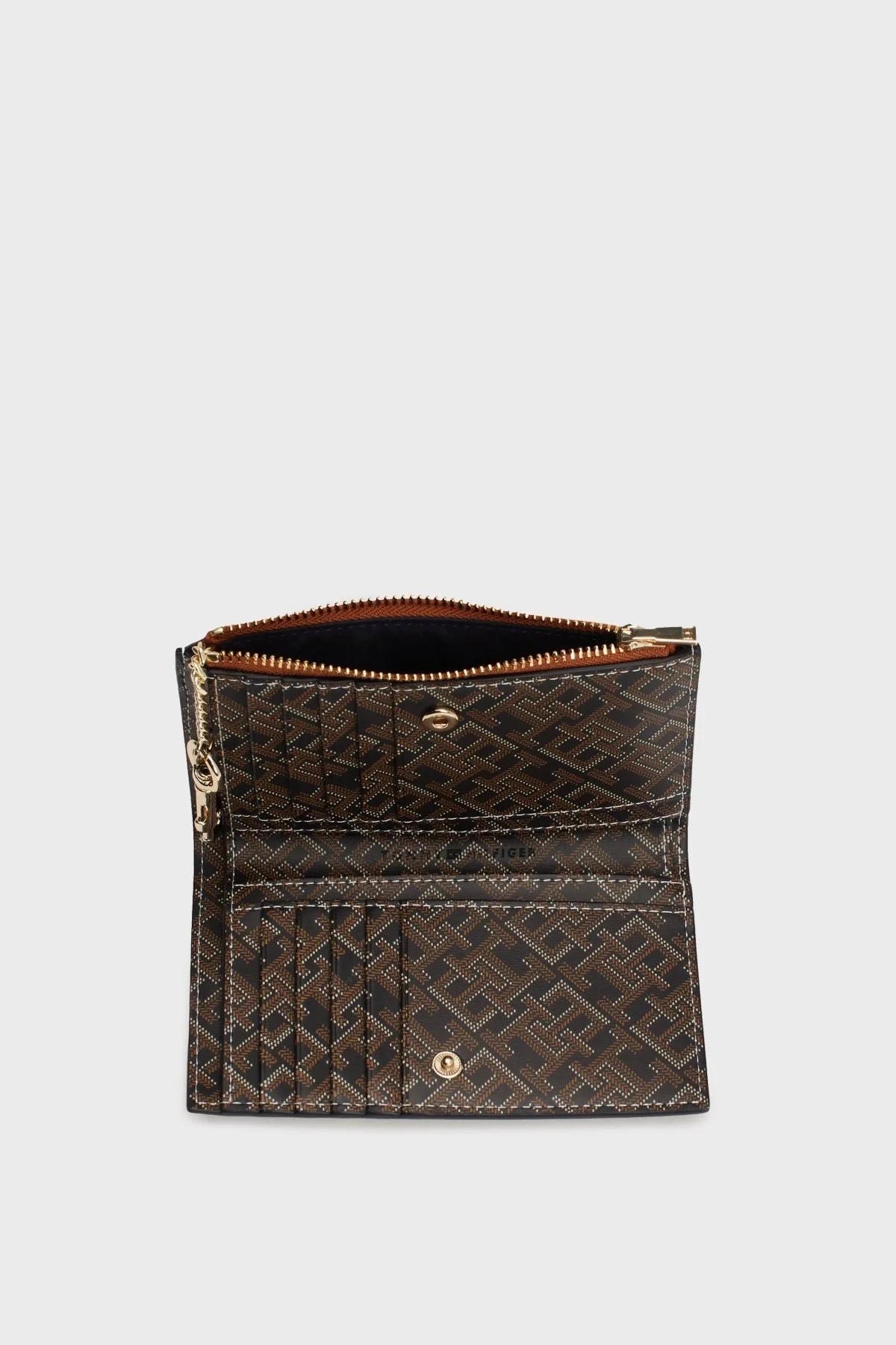 Tommy Hilfiger Logolu Bayan Cüzdan AW0AW16589 0GJ SİYAH - 7
