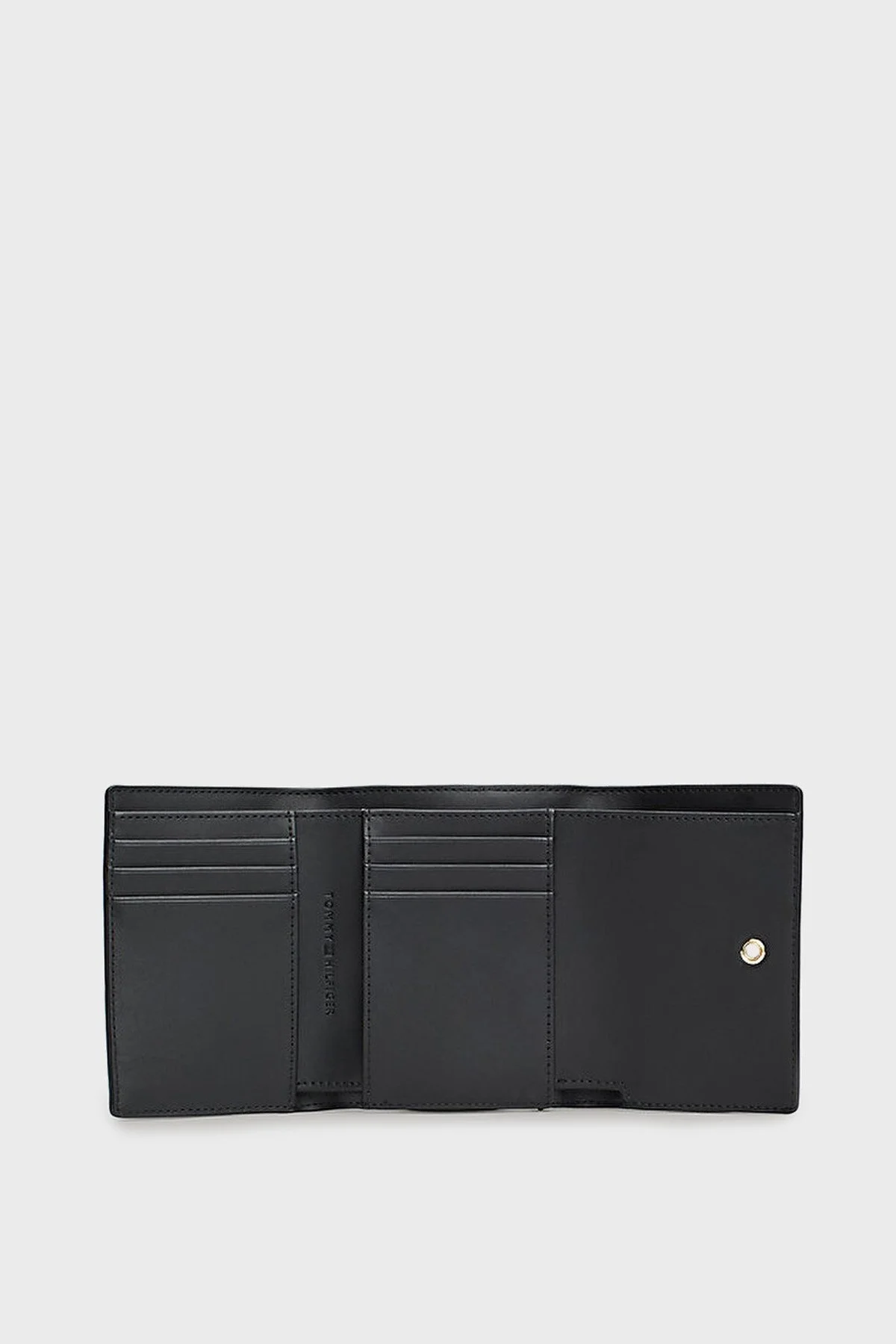 Tommy Hilfiger Logolu Bayan Cüzdan AW0AW17039 BDS SİYAH - 3