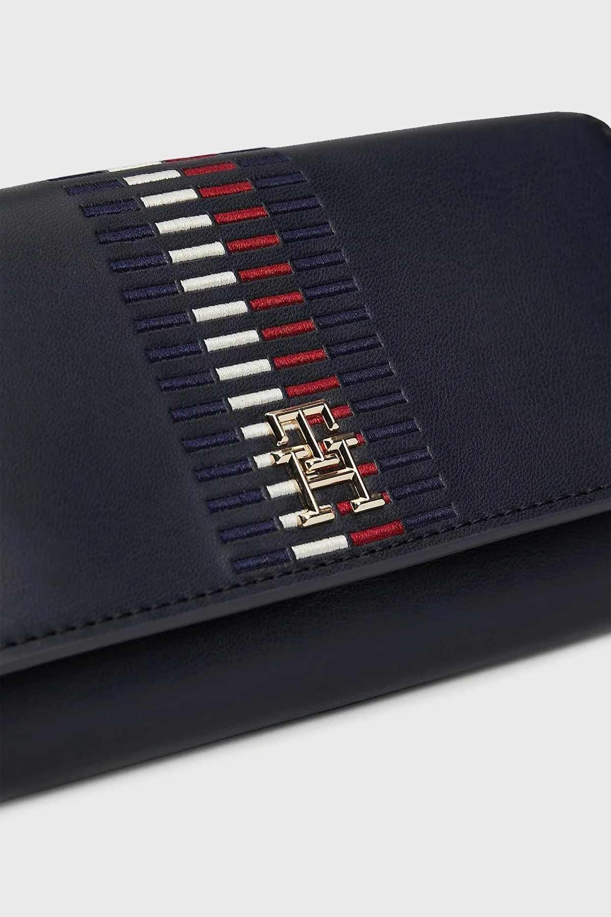 Tommy Hilfiger Logolu Bayan Cüzdan AW0AW17366 DW6 LACİVERT - 6