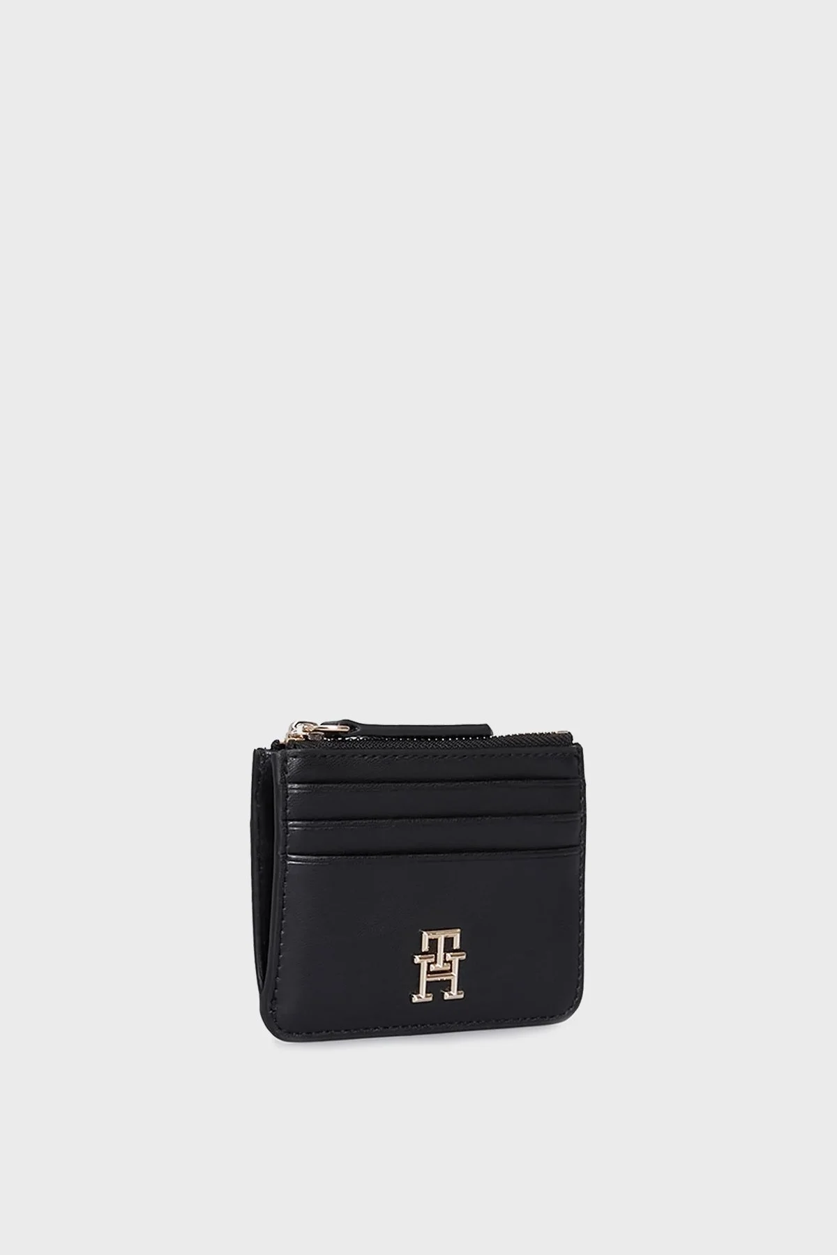 Tommy Hilfiger Logolu Bayan Kartlık AW0AW16016 BDS SİYAH - 4