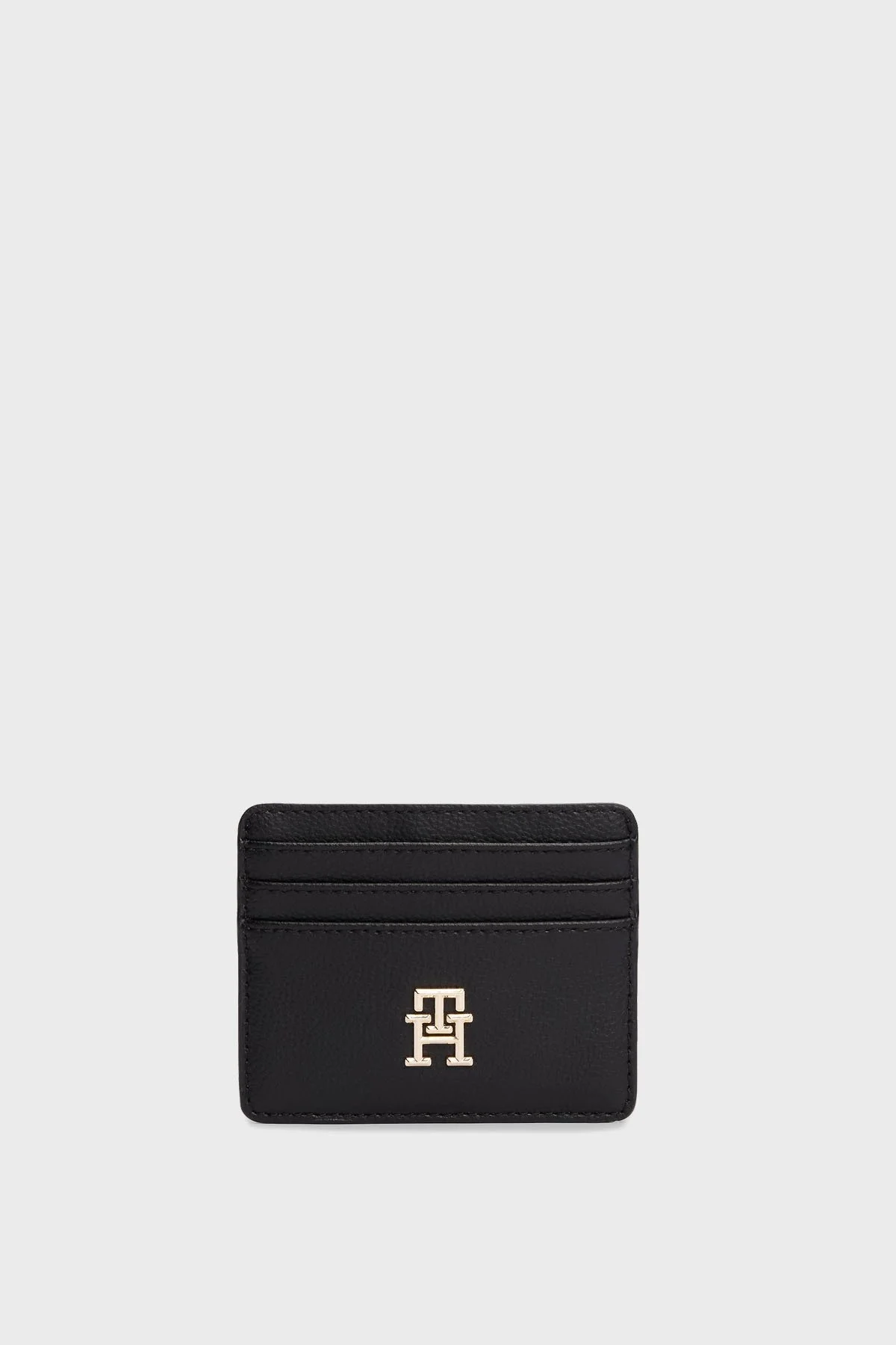 Tommy Hilfiger Logolu Bayan Kartlık AW0AW17331 BDS SİYAH - 1