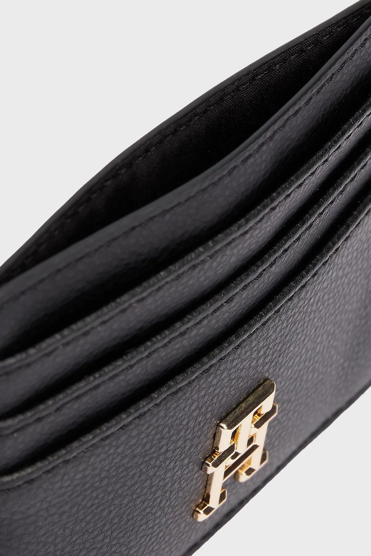 Tommy Hilfiger Logolu Bayan Kartlık AW0AW17331 BDS SİYAH - 3