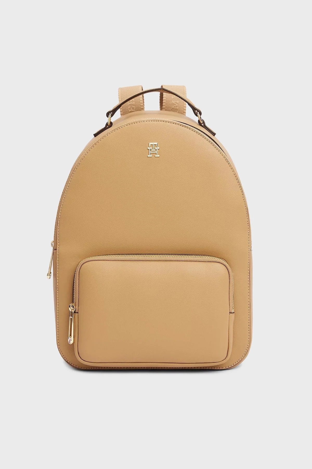 Tommy Hilfiger Logolu Bayan Sırt Çantası AW0AW16915 RBC KOYU HAKİ - 1