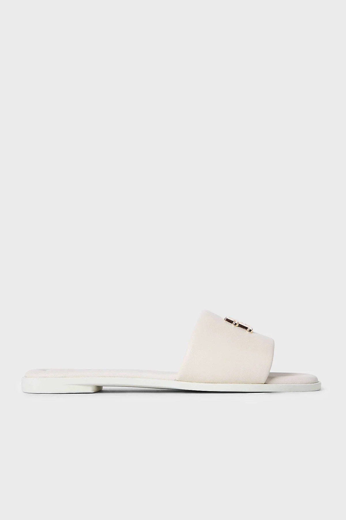 Tommy Hilfiger Logolu Bayan Terlik FW0FW09292 AEO BEJ - 1