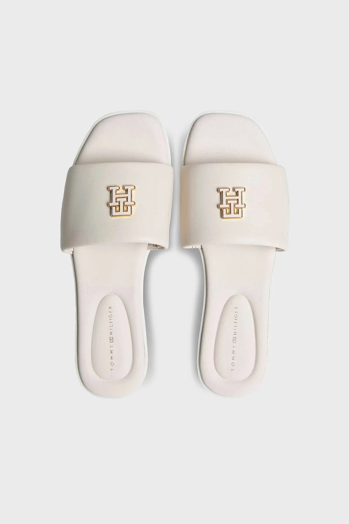 Tommy Hilfiger Logolu Bayan Terlik FW0FW09292 AEO BEJ - 3