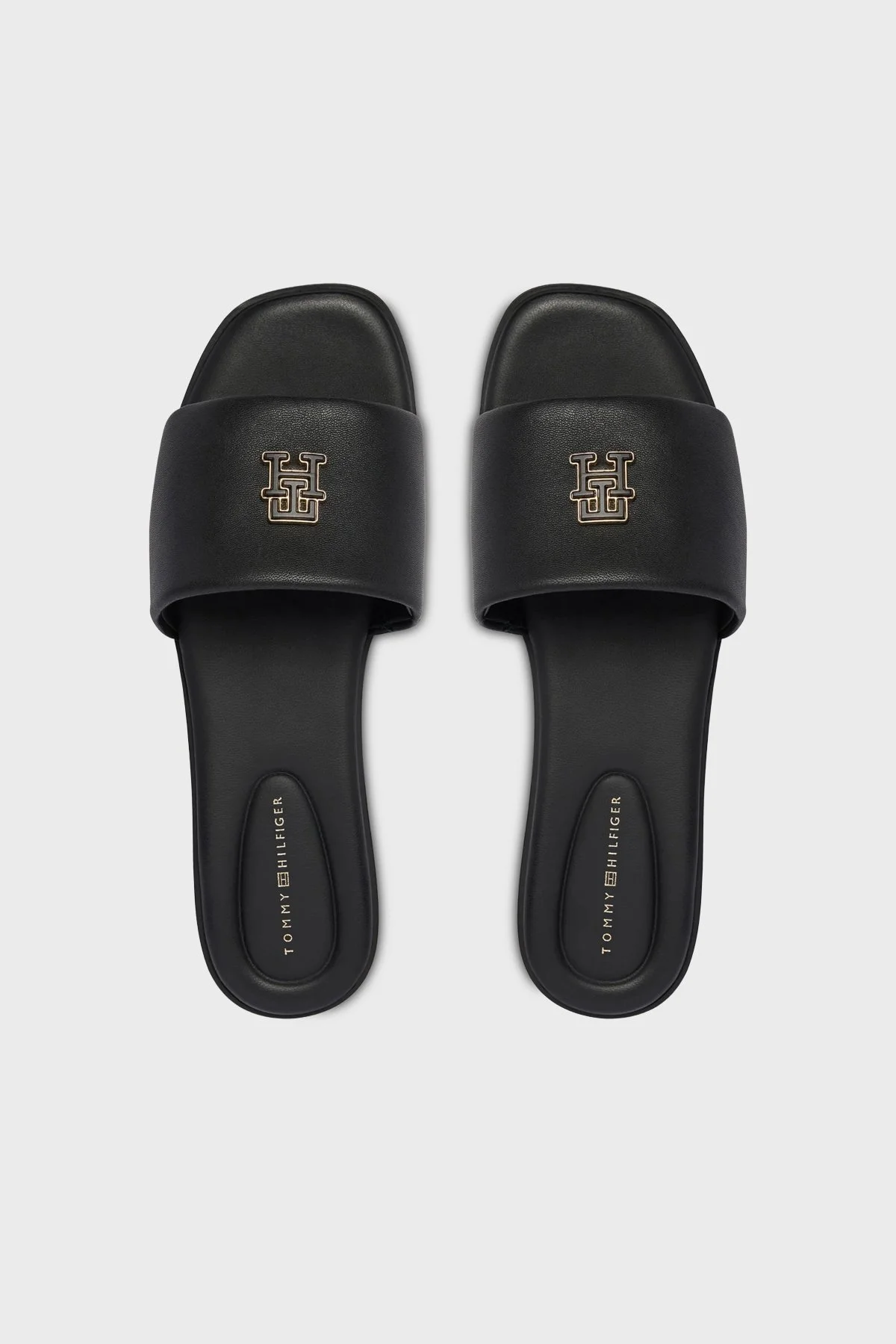 Tommy Hilfiger Logolu Bayan Terlik FW0FW09292 BDS SİYAH - 3