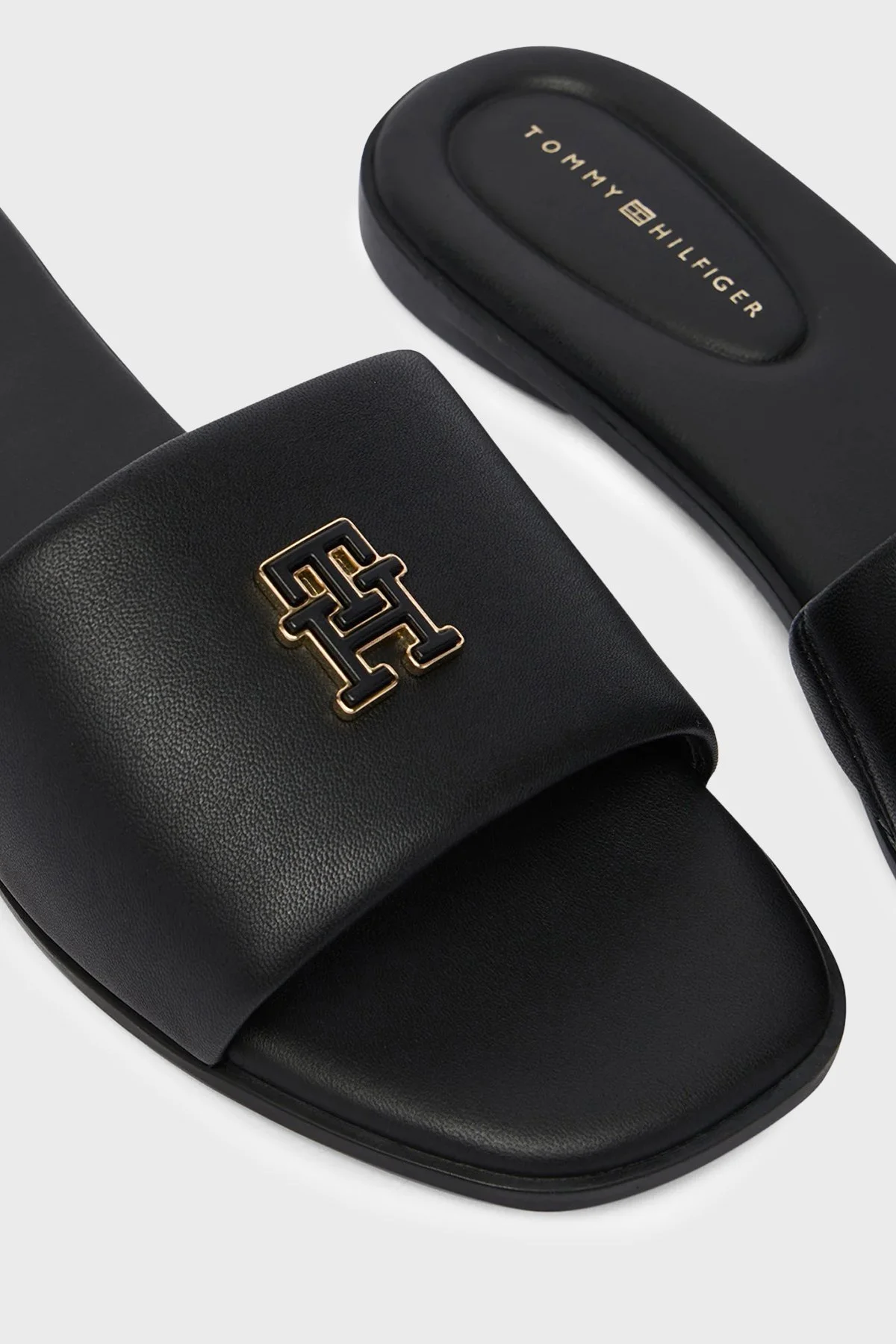 Tommy Hilfiger Logolu Bayan Terlik FW0FW09292 BDS SİYAH - 6
