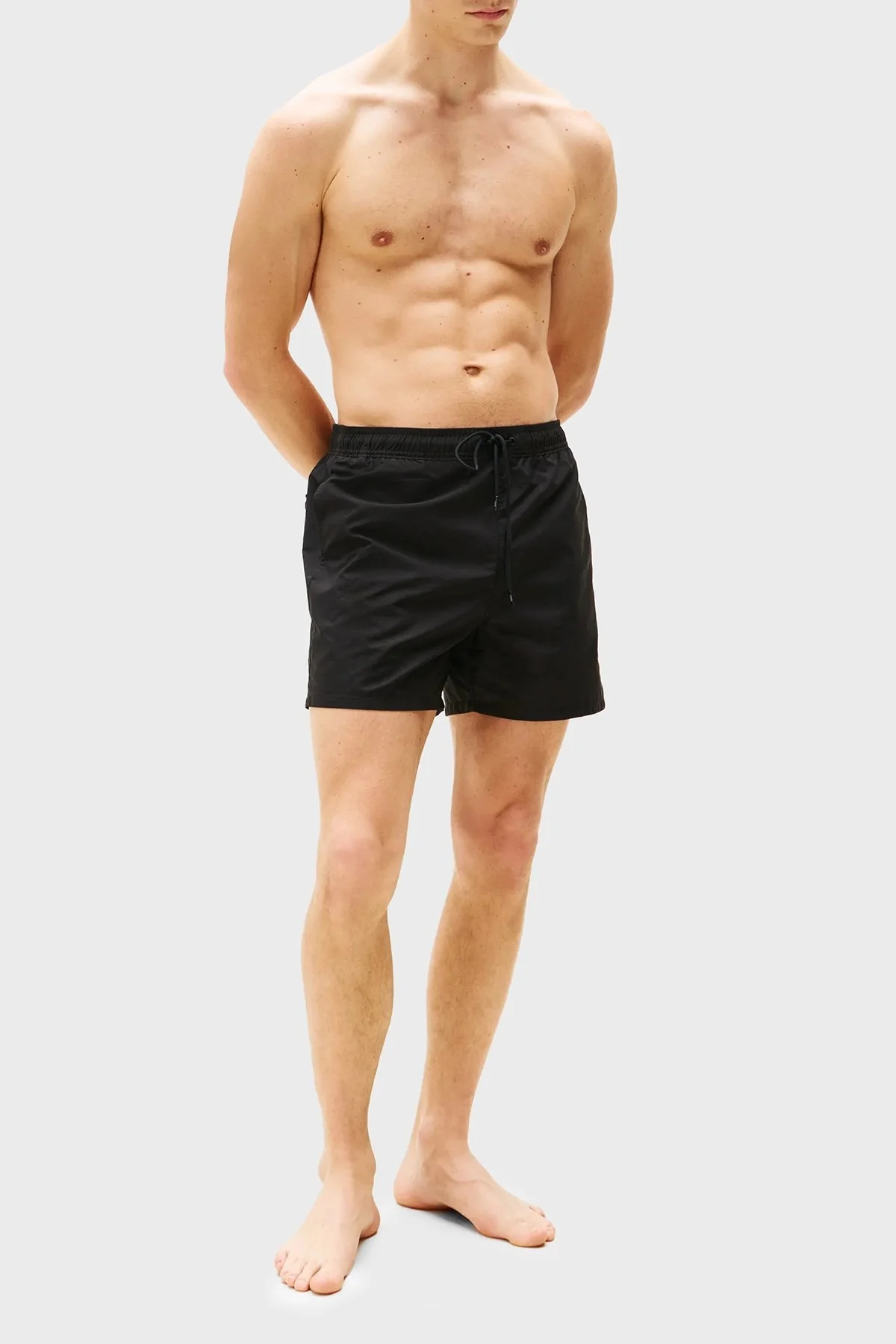 Tommy Hilfiger Logolu Belden Bağlamalı Cepli Erkek Mayo Short UM0UM03579 BDS SİYAH - 8