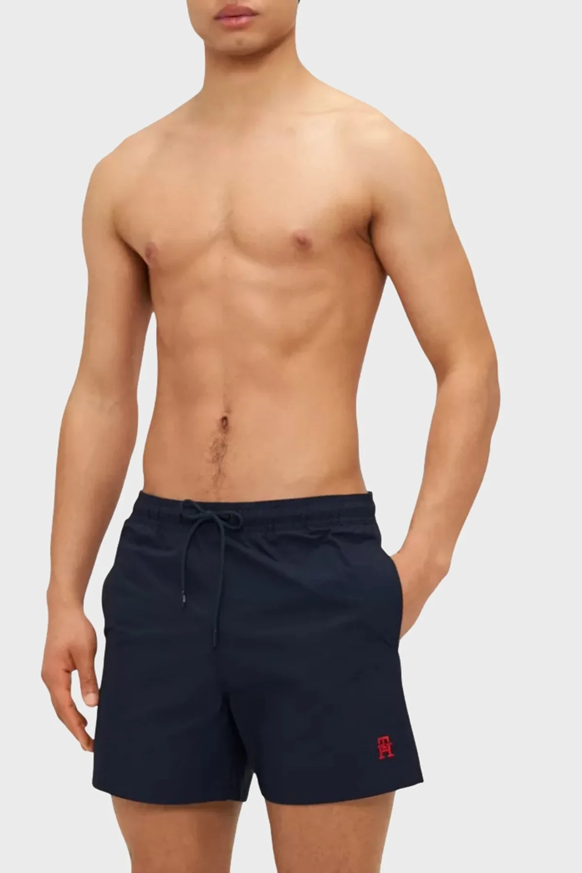 Tommy Hilfiger Logolu Belden Bağlamalı Cepli Erkek Mayo Short UM0UM03579 DW5 LACİVERT - 3