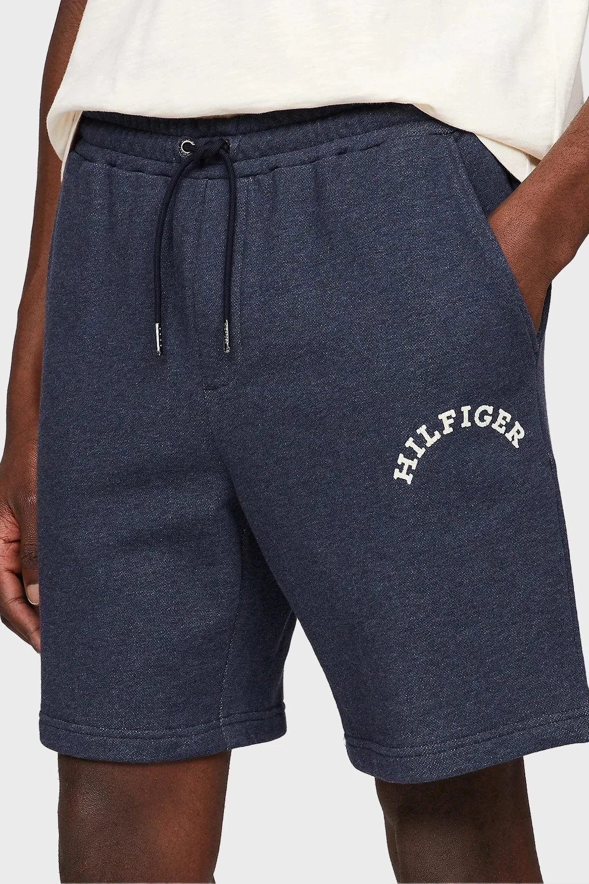 Tommy Hilfiger Logolu Belden Bağlamalı Cepli Erkek Short MW0MW34449 DV6 LACİVERT - 5