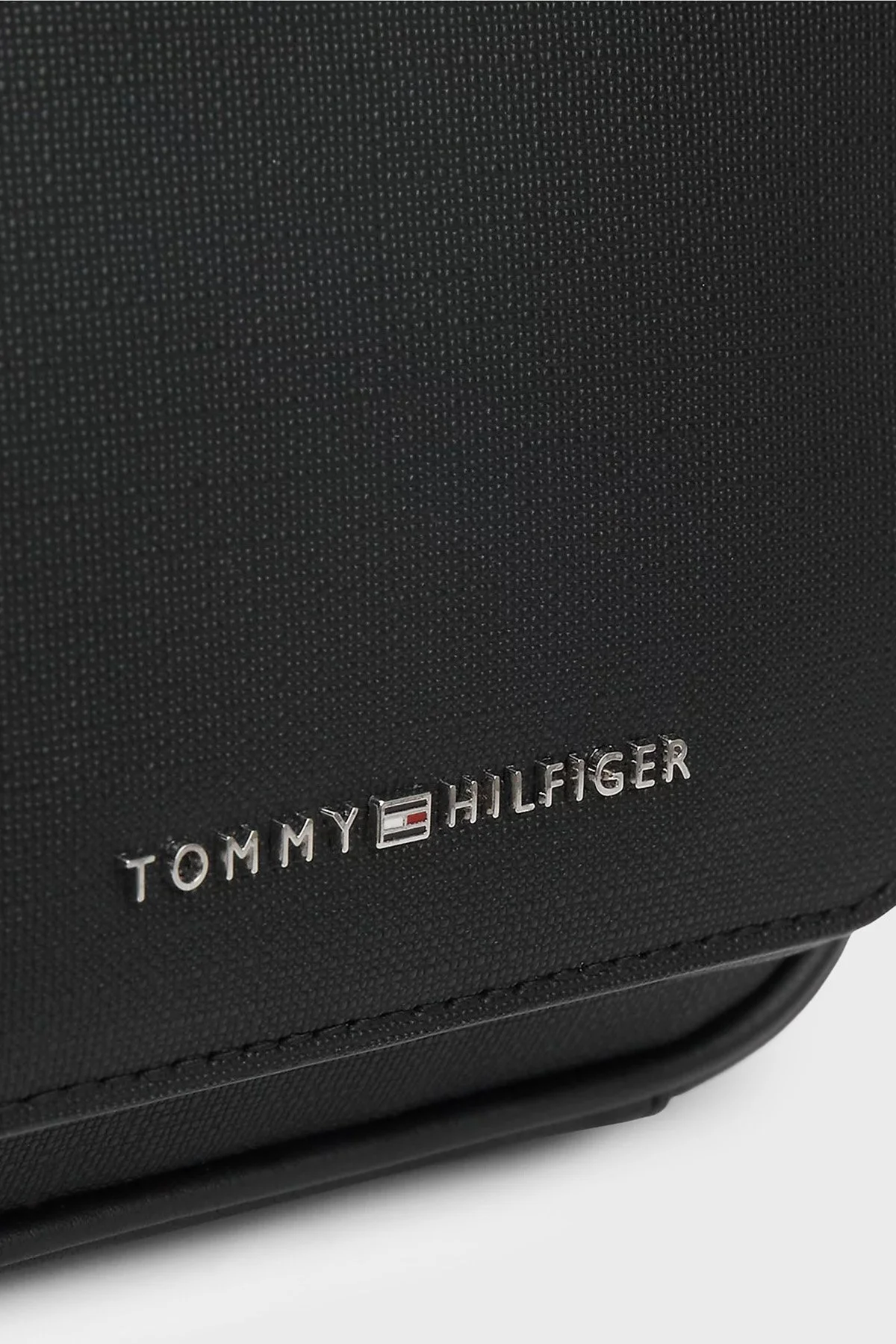 Tommy Hilfiger Logolu Bilek Askılı Aksesuar Erkek Çanta AM0AM14482 BDS Siyah - 4