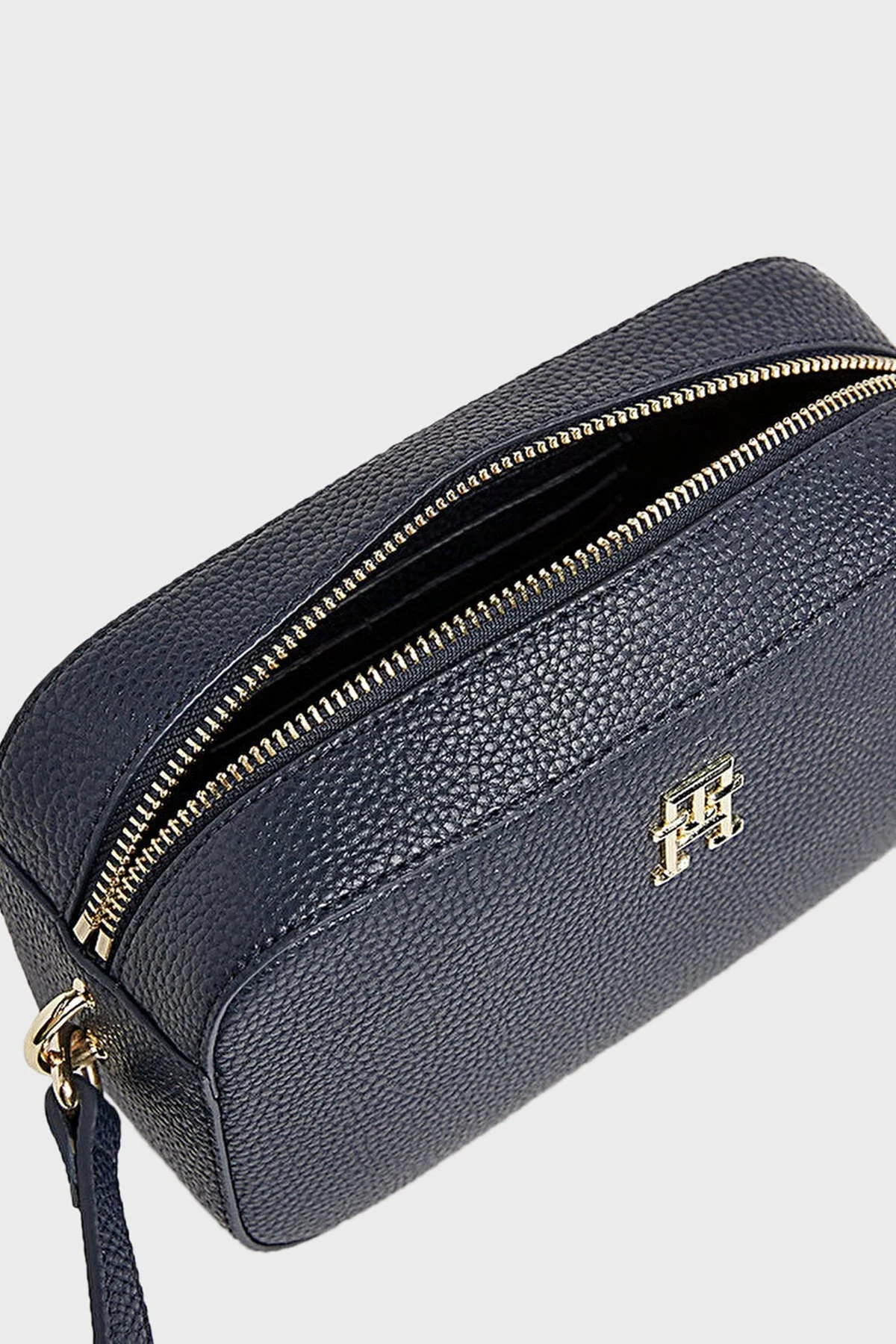 Tommy Hilfiger Logolu Çıkarılabilir Askılı Bayan Çanta AW0AW15179 DW6 LACİVERT - 3