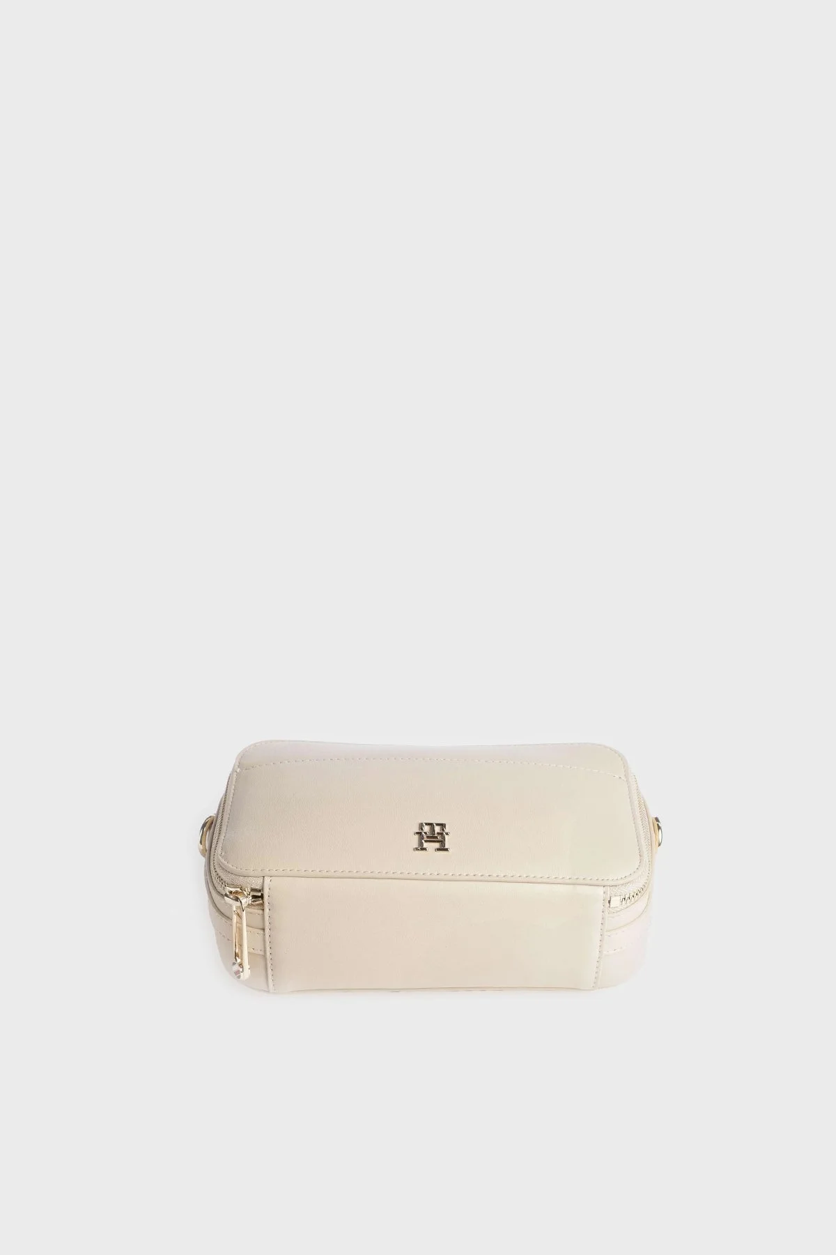 Tommy Hilfiger Logolu Çıkarılabilir Askılı Bayan Çanta AW0AW15689 AES BEJ - 4
