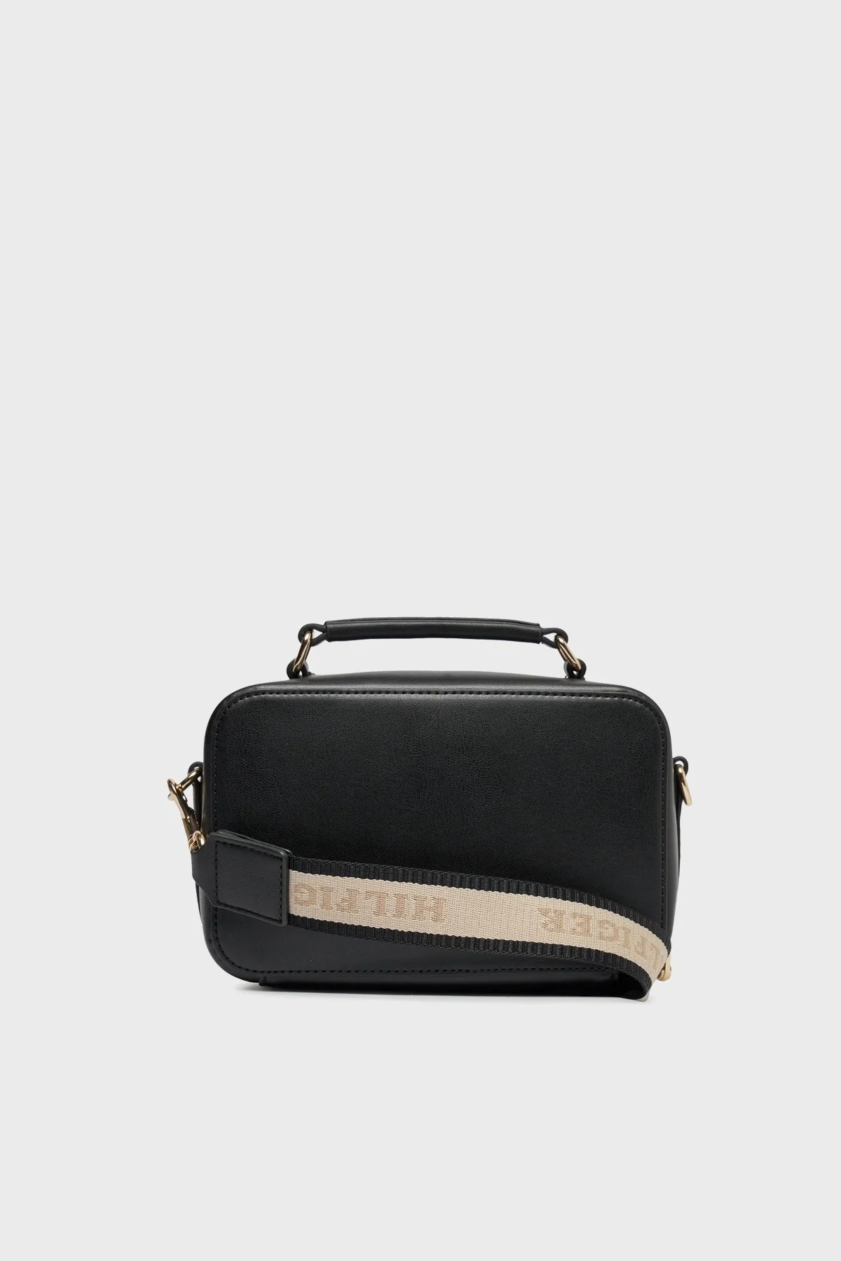 Tommy Hilfiger Logolu Çıkarılabilir Askılı Bayan Çanta AW0AW15689 BDS SİYAH - 4
