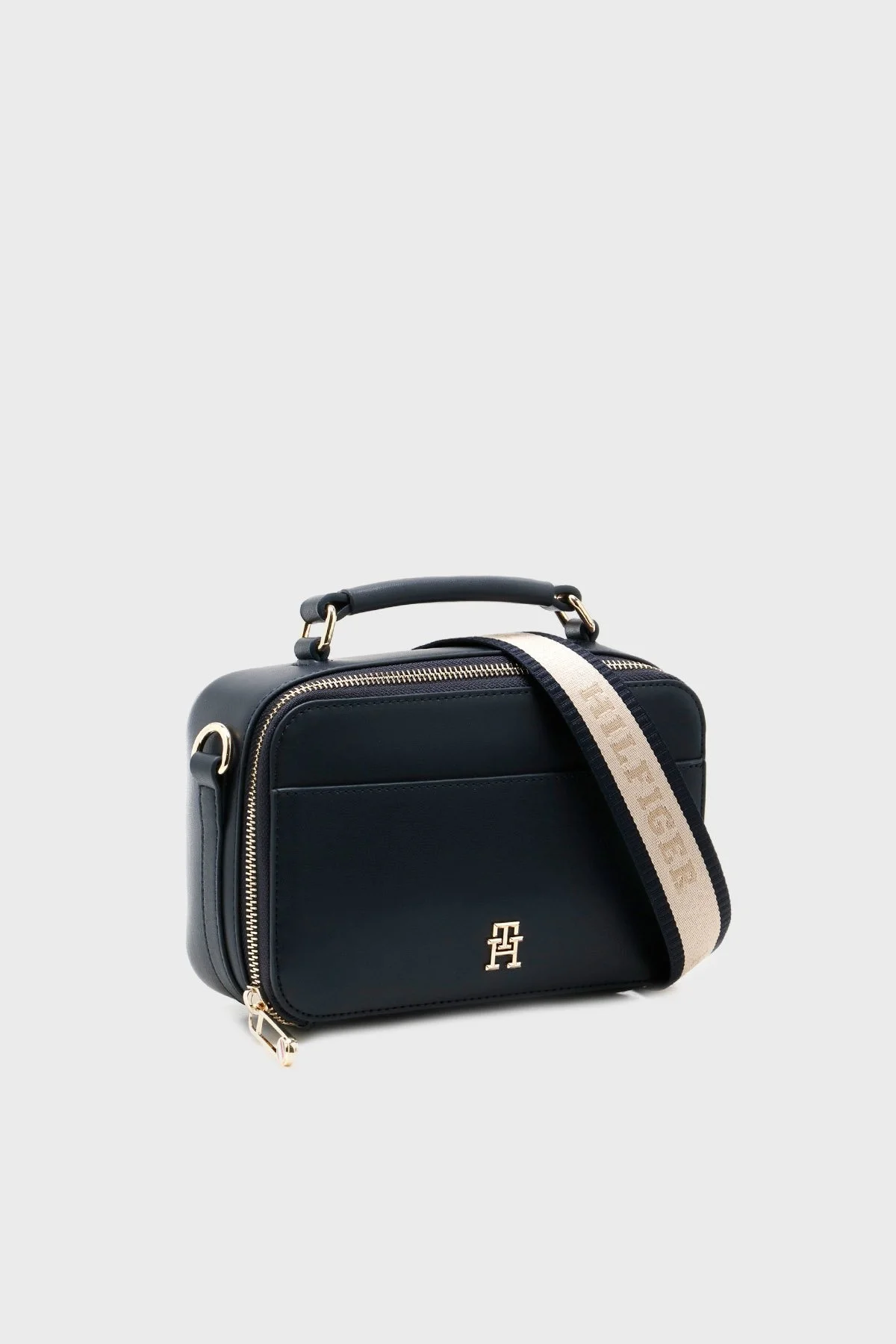 Tommy Hilfiger Logolu Çıkarılabilir Askılı Bayan Çanta AW0AW15689 DW6 LACİVERT - 5