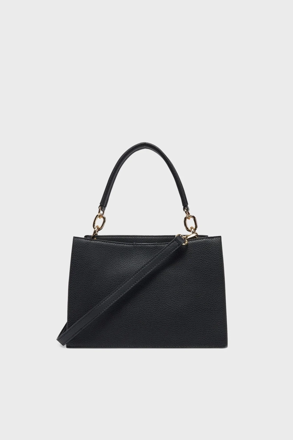 Tommy Hilfiger Logolu Çıkarılabilir Askılı Bayan Çanta AW0AW17190 BDS SİYAH - 2