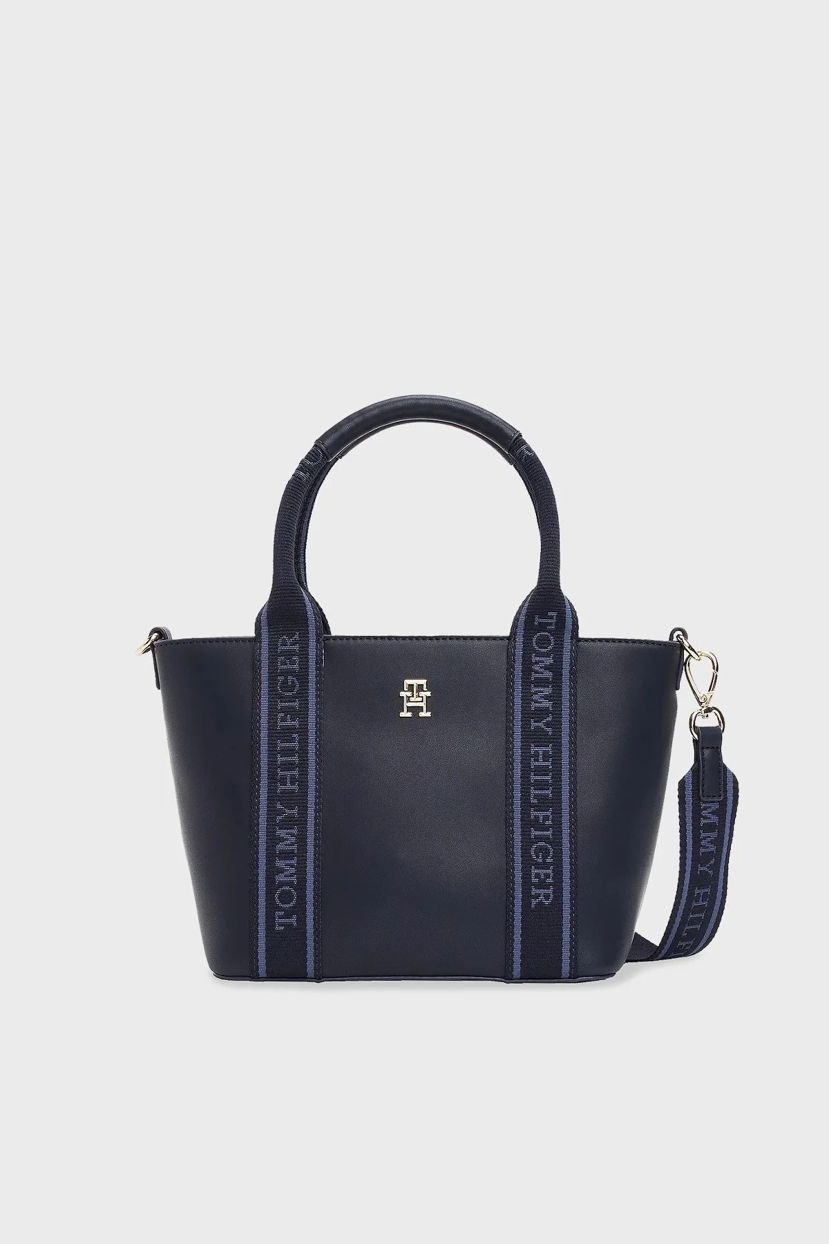Tommy Hilfiger Logolu Çıkarılabilir Askılı Bayan Çanta AW0AW17201 DW6 LACİVERT - 1