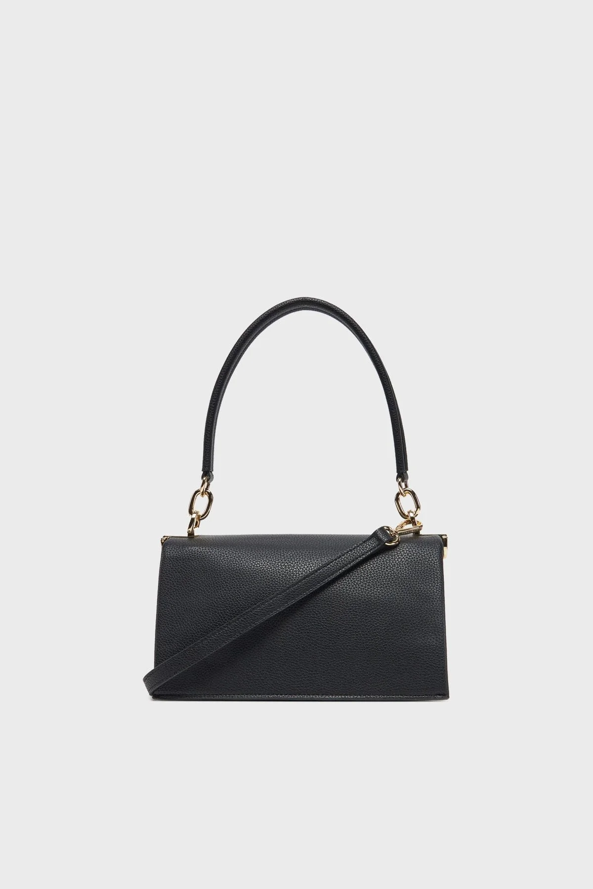 Tommy Hilfiger Logolu Çıkarılabilir Askılı Bayan Çanta AW0AW17216 BDS SİYAH - 7