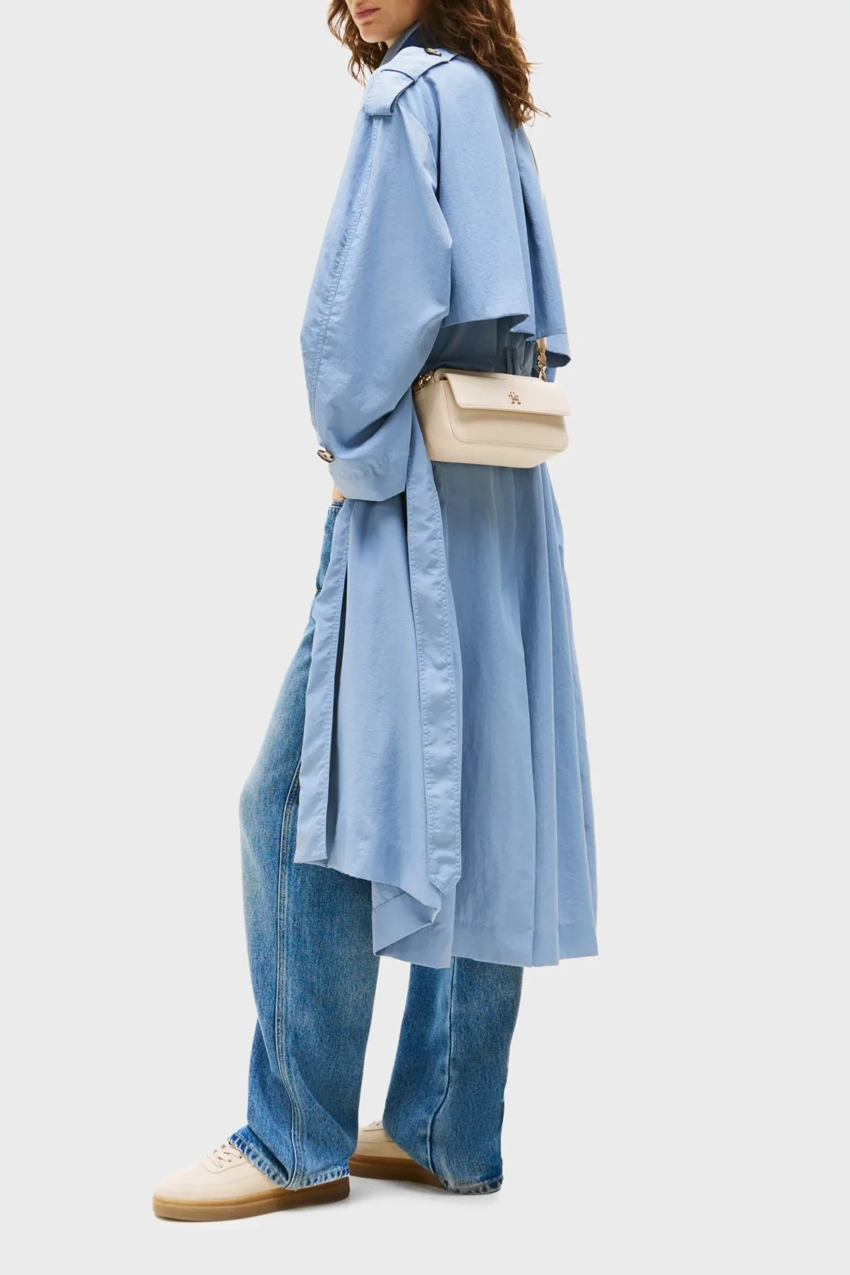 Tommy Hilfiger Logolu Çıkarılabilir Askılı Bayan Çanta AW0AW17455 ACI BEJ - 2