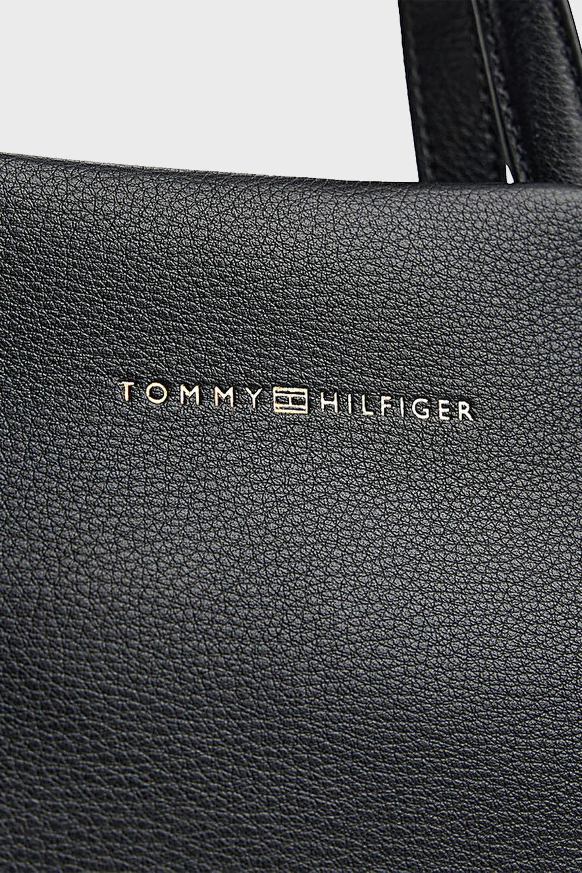 Tommy Hilfiger Logolu Çıkarılabilir Askılı Bayan Çanta AW0AW17694 BDS SİYAH - 5