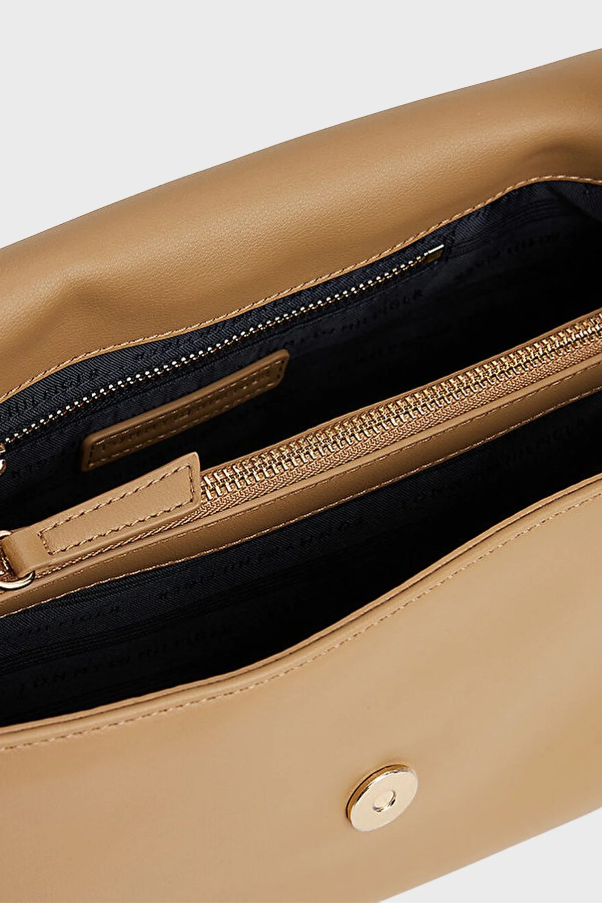 Tommy Hilfiger Logolu Çıkarılabilir Askılı Bayan Çanta AW0AW17695 RBC KOYU HAKİ - 4