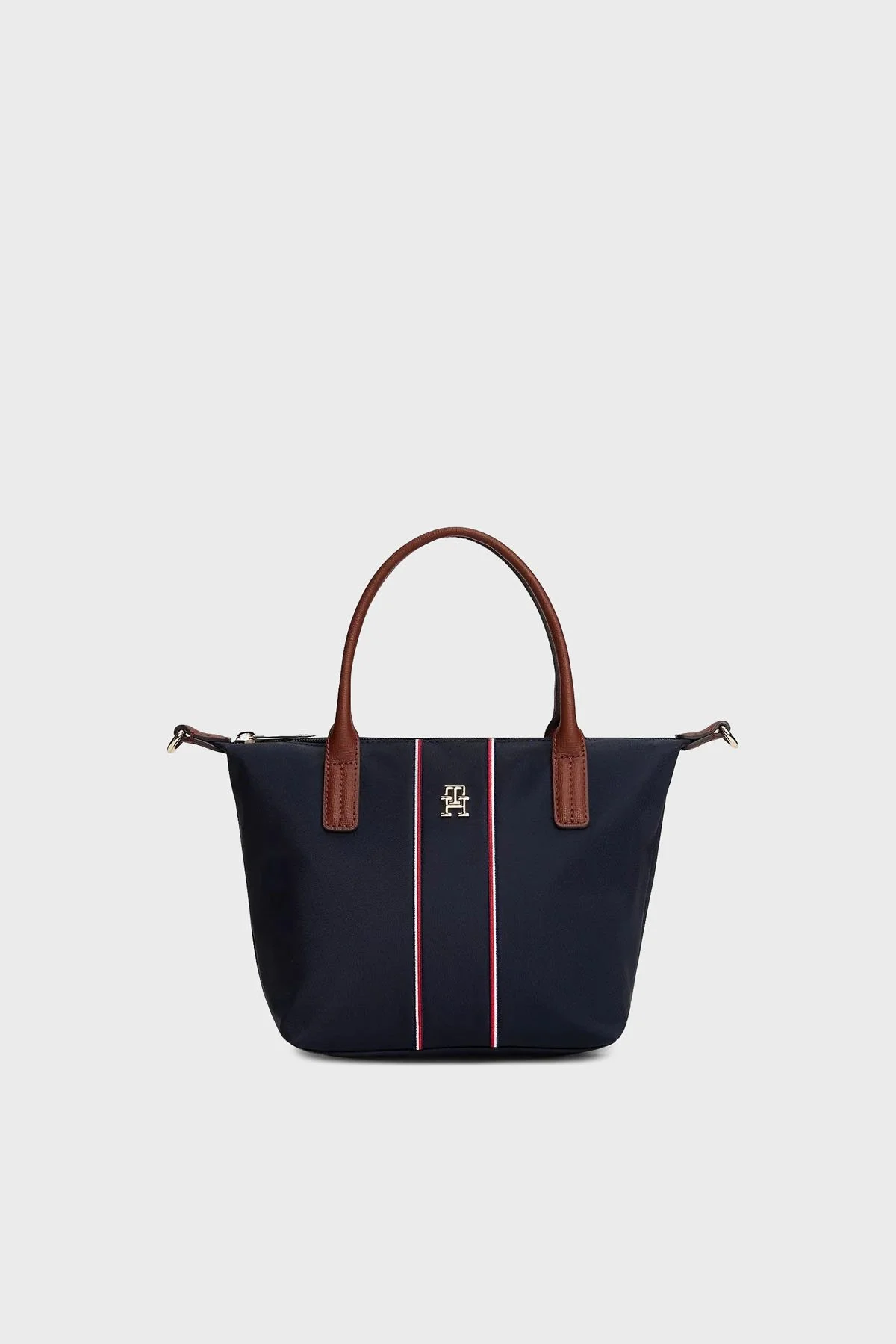 Tommy Hilfiger Logolu Çıkarılabilir Askılı Bayan Çanta AW0AW17707 0GY LACİVERT - 1