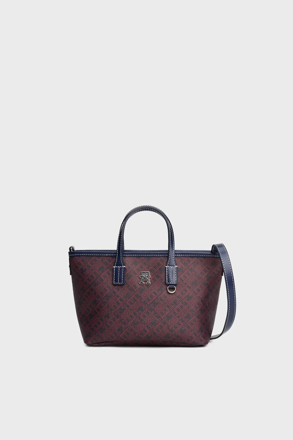 Tommy Hilfiger Logolu Çıkarılabilir Askılı Bayan Çanta AW0AW17717 DW6 LACİVERT - 1