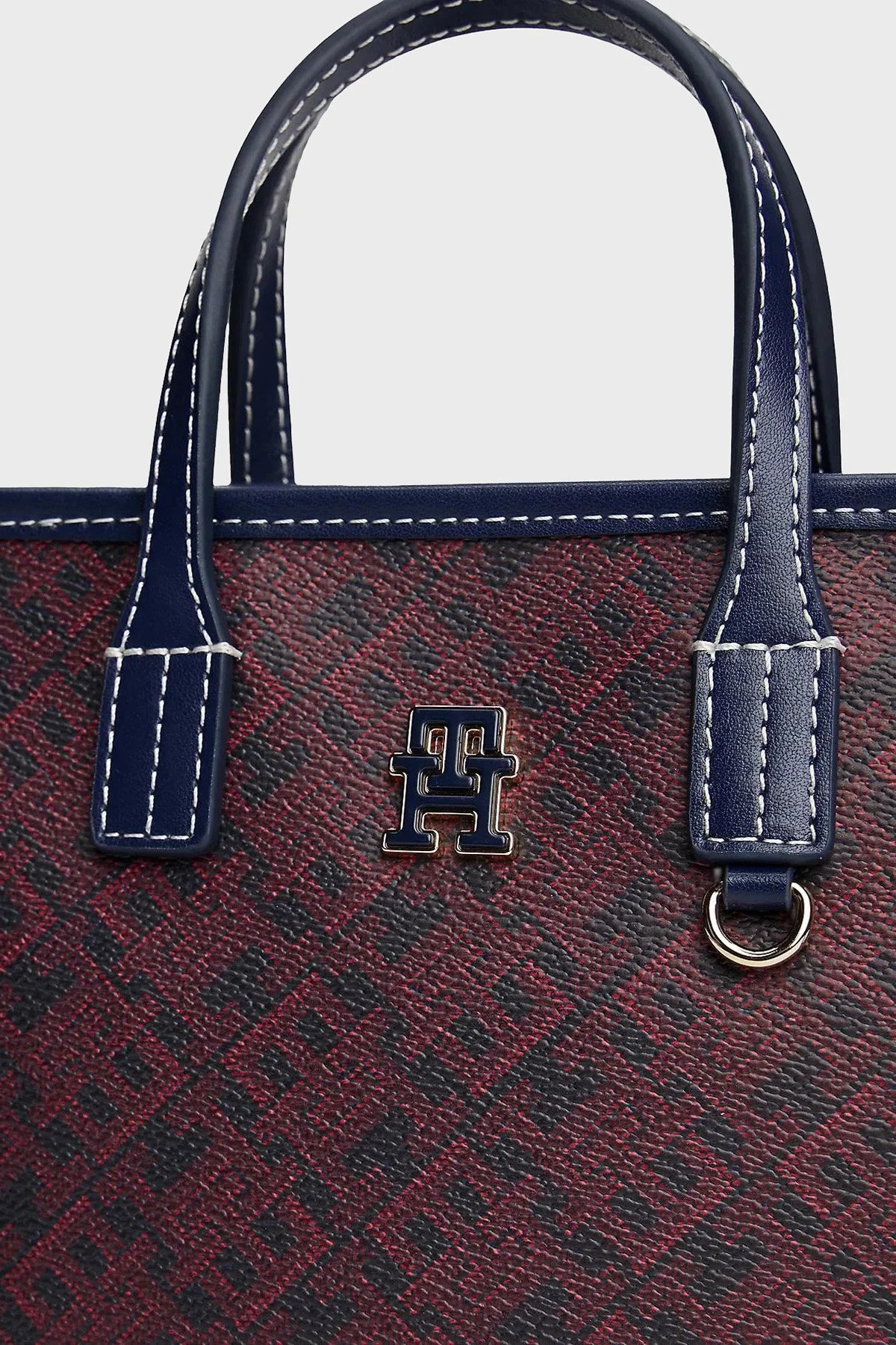 Tommy Hilfiger Logolu Çıkarılabilir Askılı Bayan Çanta AW0AW17717 DW6 LACİVERT - 5