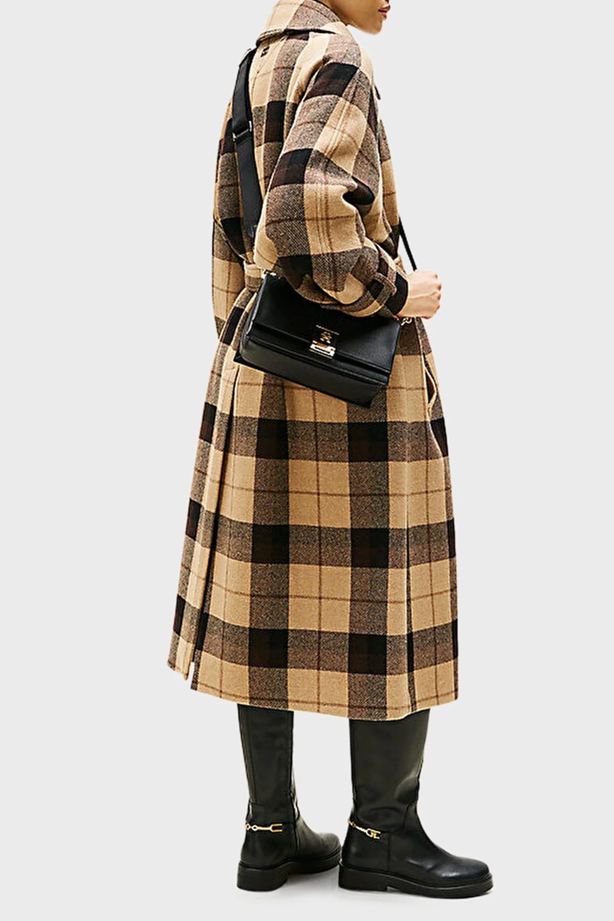 Tommy Hilfiger Logolu Çıkarılabilir Askılı Bayan Çanta AW0AW17726 BDS SİYAH - 2