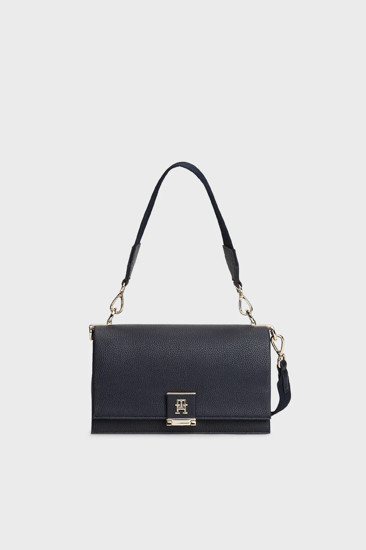 Tommy Hilfiger Logolu Çıkarılabilir Askılı Bayan Çanta AW0AW17831 DW6 LACİVERT - 1