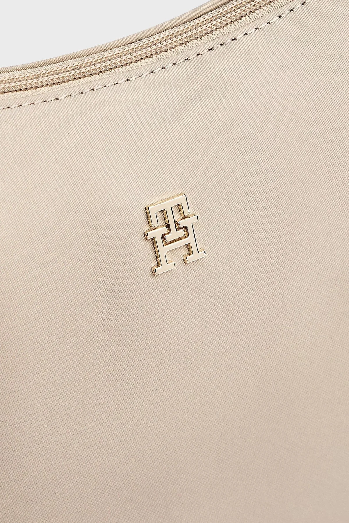 Tommy Hilfiger Logolu Çıkarılabilir Askılı Bayan Çanta AW0AW17937 RBT KUM - 5