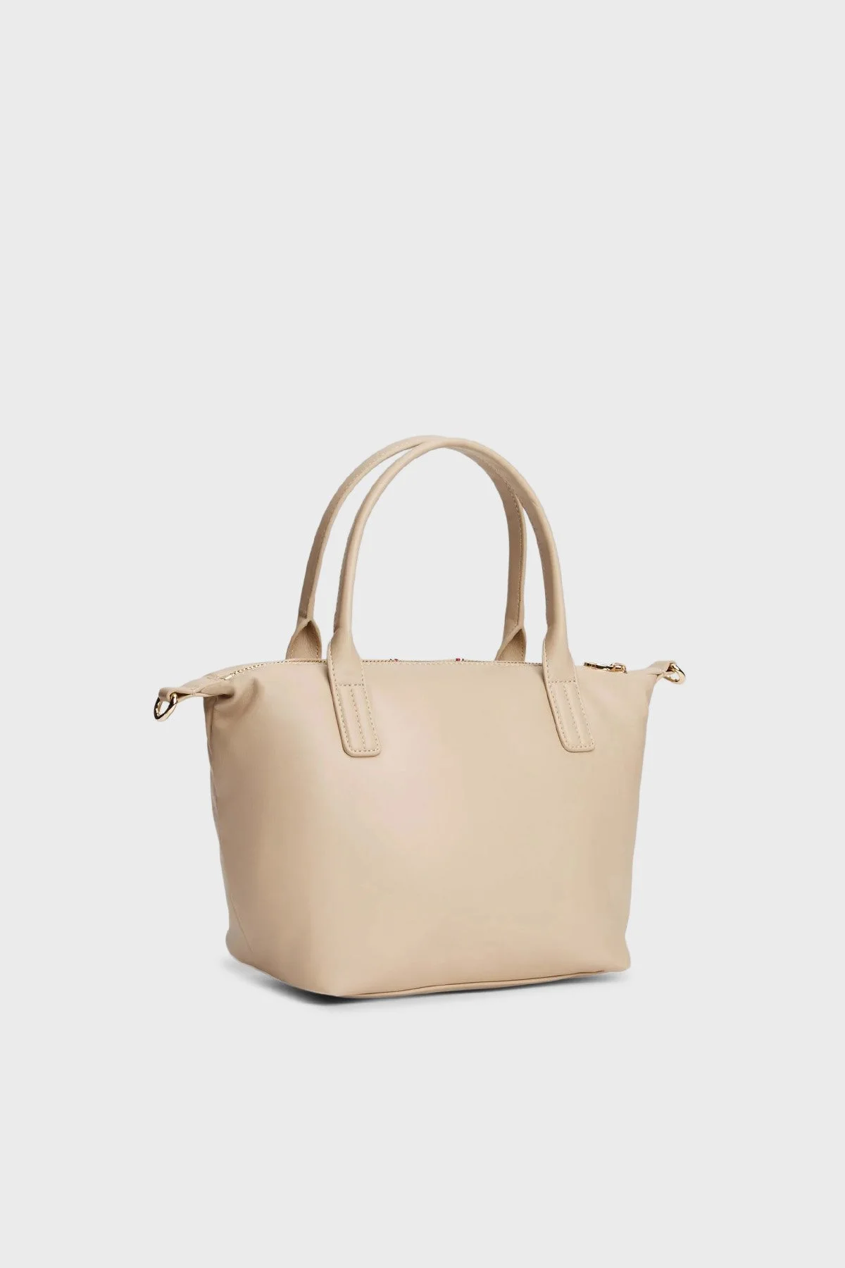 Tommy Hilfiger Logolu Çıkarılabilir Askılı Bayan Çanta AW0AW17998 0F4 BEJ - 3