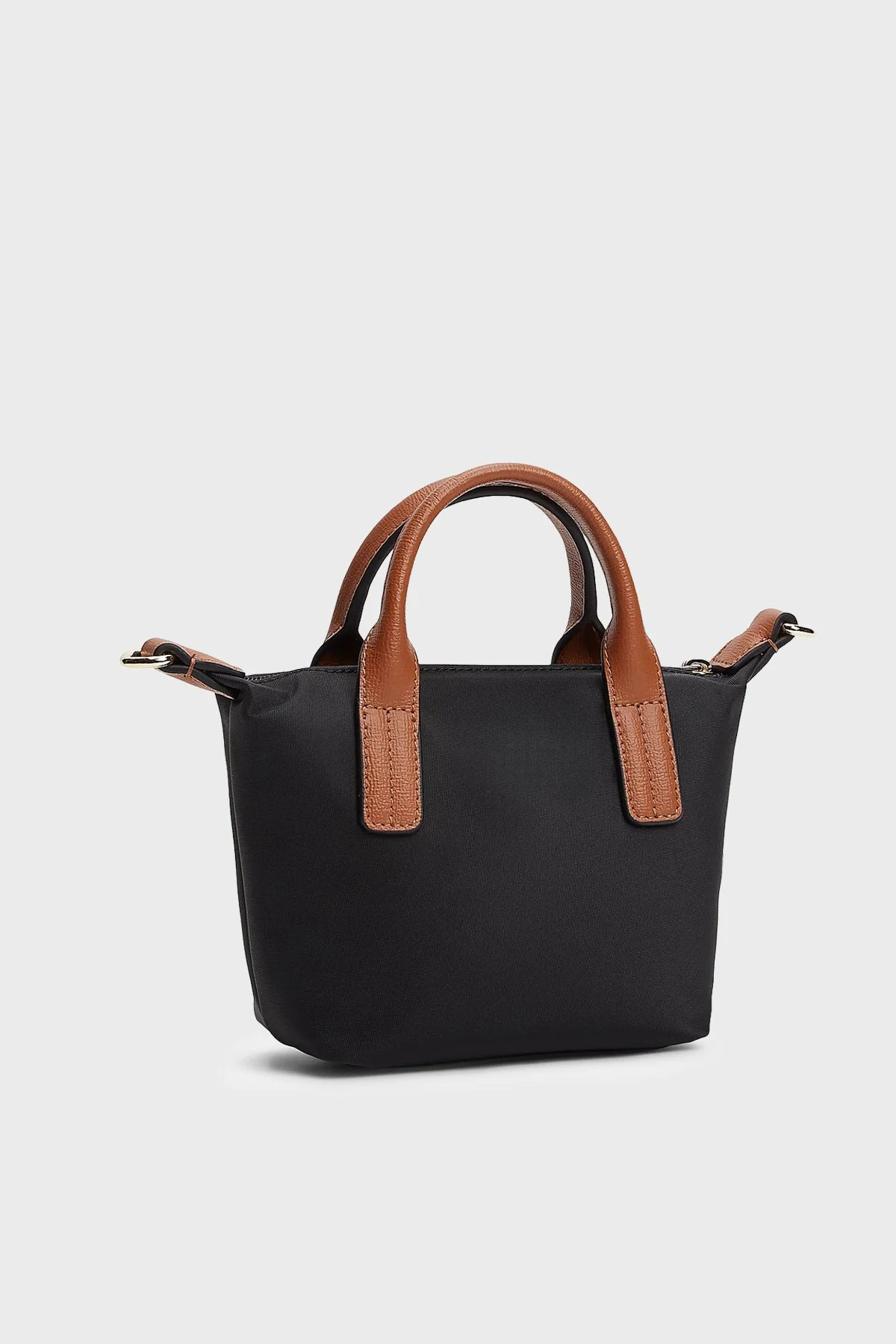 Tommy Hilfiger Logolu Çıkarılabilir Askılı Kadın Çanta AW0AW18368 BDS SİYAH - 3