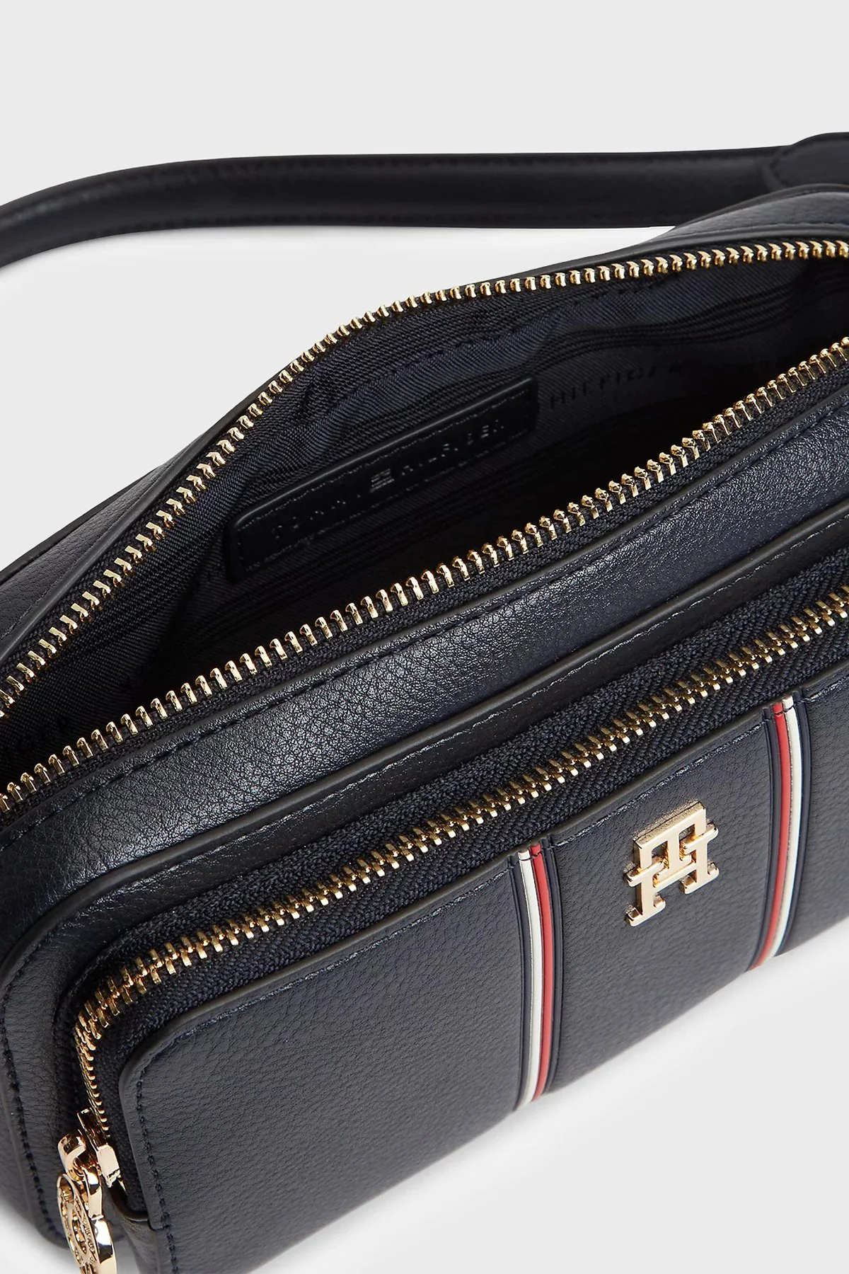 Tommy Hilfiger Logolu Çıkarılabilir Askılı Bayan Çanta AW0AW18640 DW6 LACİVERT - 5