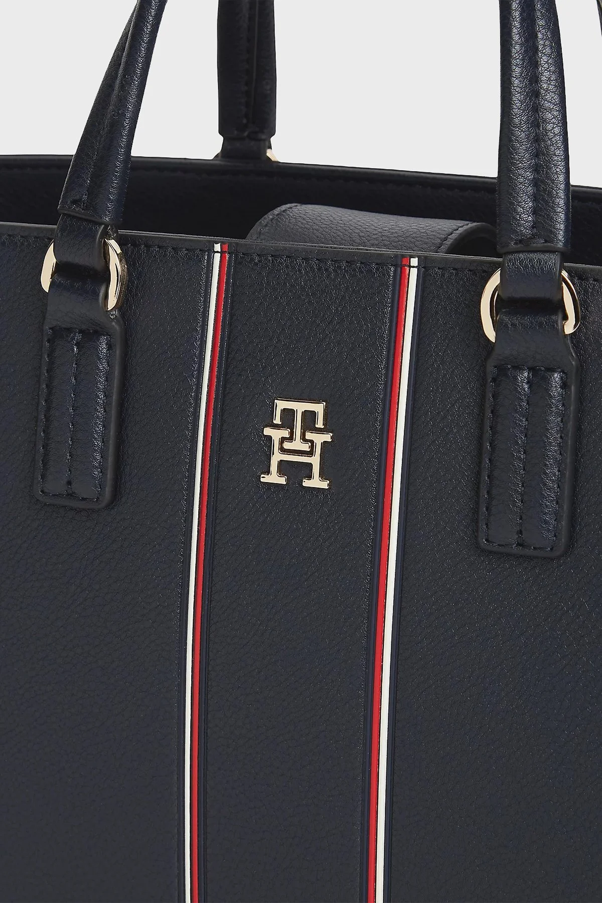 Tommy Hilfiger Logolu Çıkarılabilir Askılı Kadın Çanta AW0AW18644 DW6 LACİVERT - 4