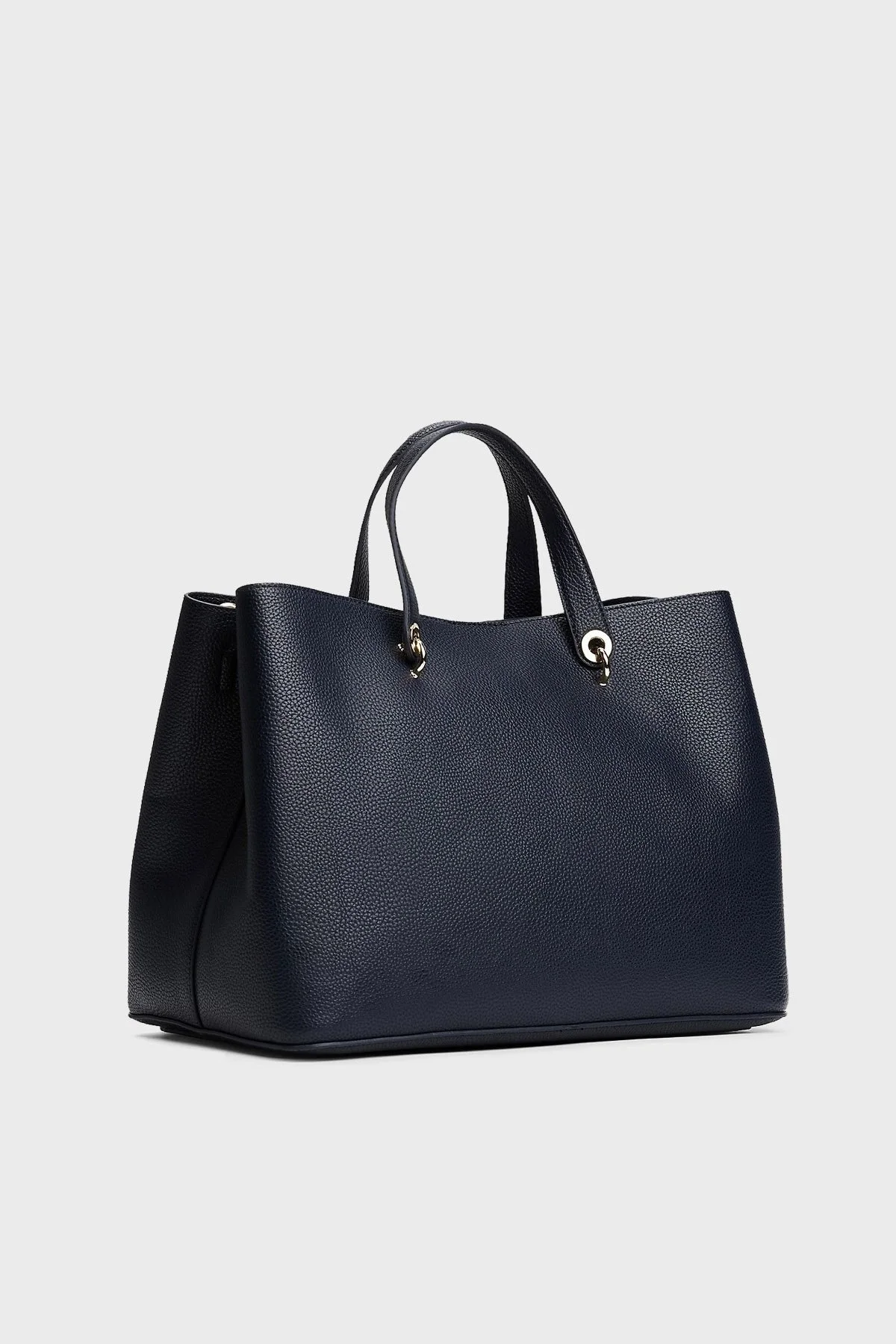 Tommy Hilfiger Logolu Çıkarılabilir Askılı büyük Bayan Çanta AW0AW15177 DW6 LACİVERT - 3