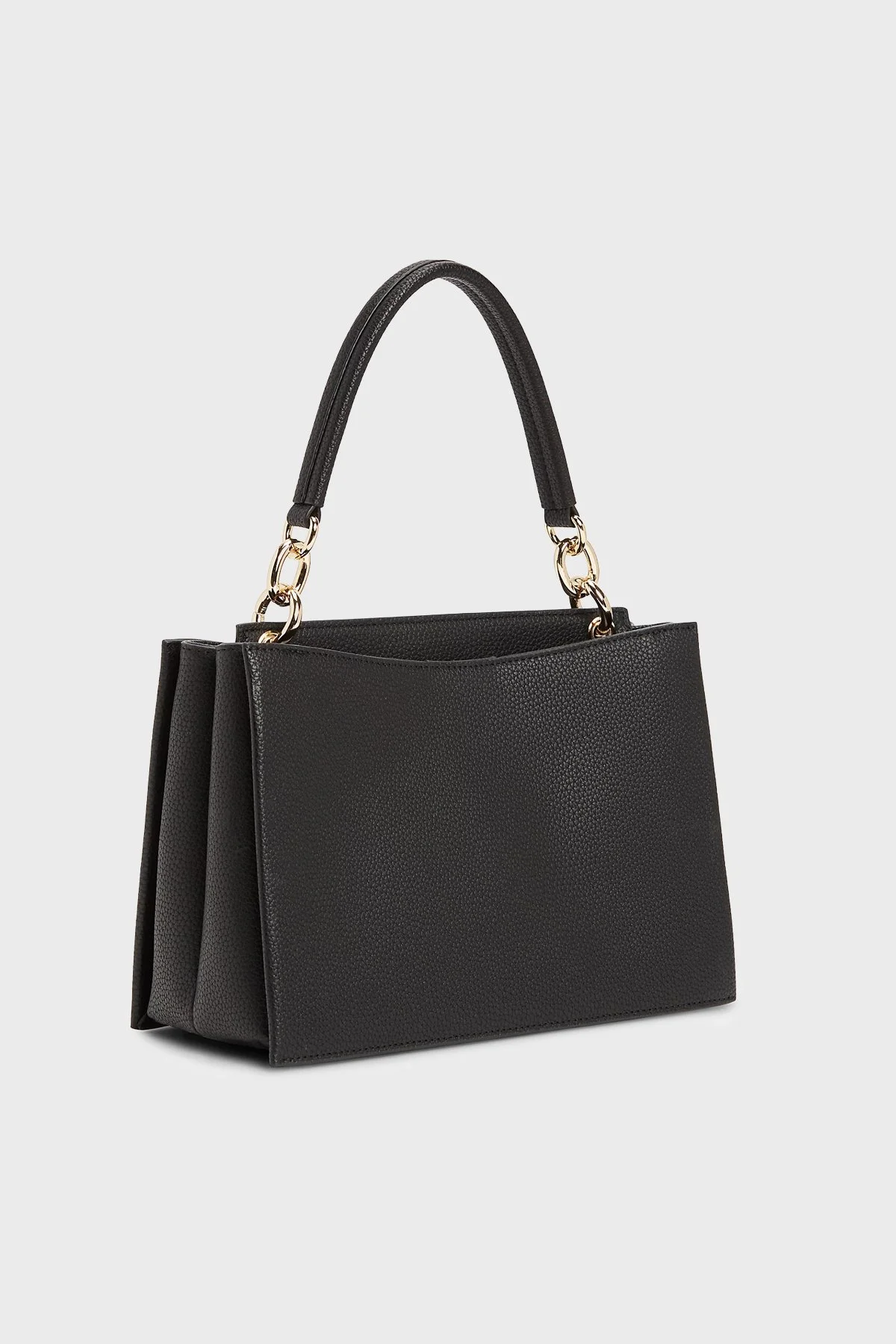 Tommy Hilfiger Logolu Çıkarılabilir Askılı Kadın Çanta AW0AW17191 BDS SİYAH - 3